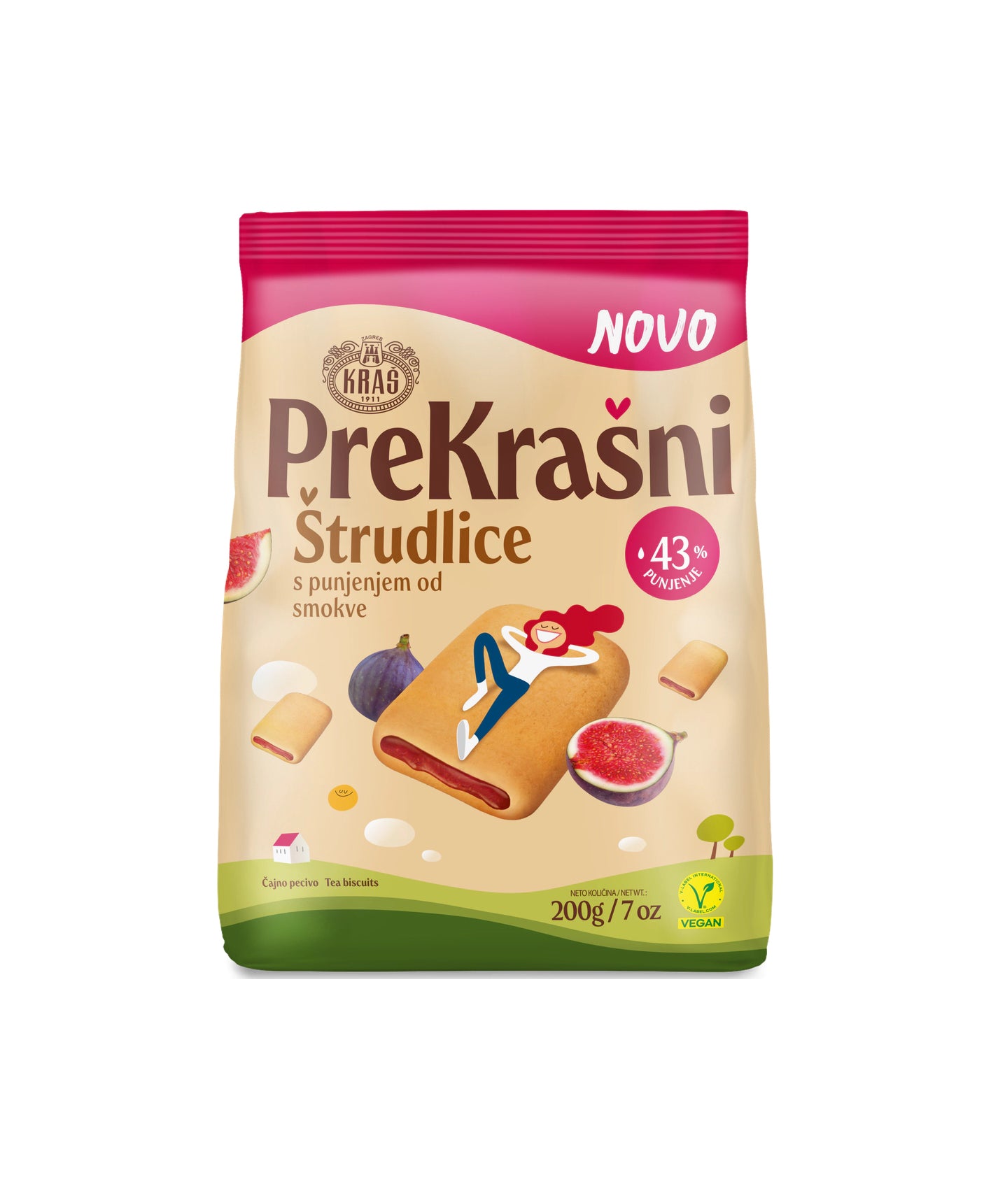 Kraš  Štrudlice Figa 200 g