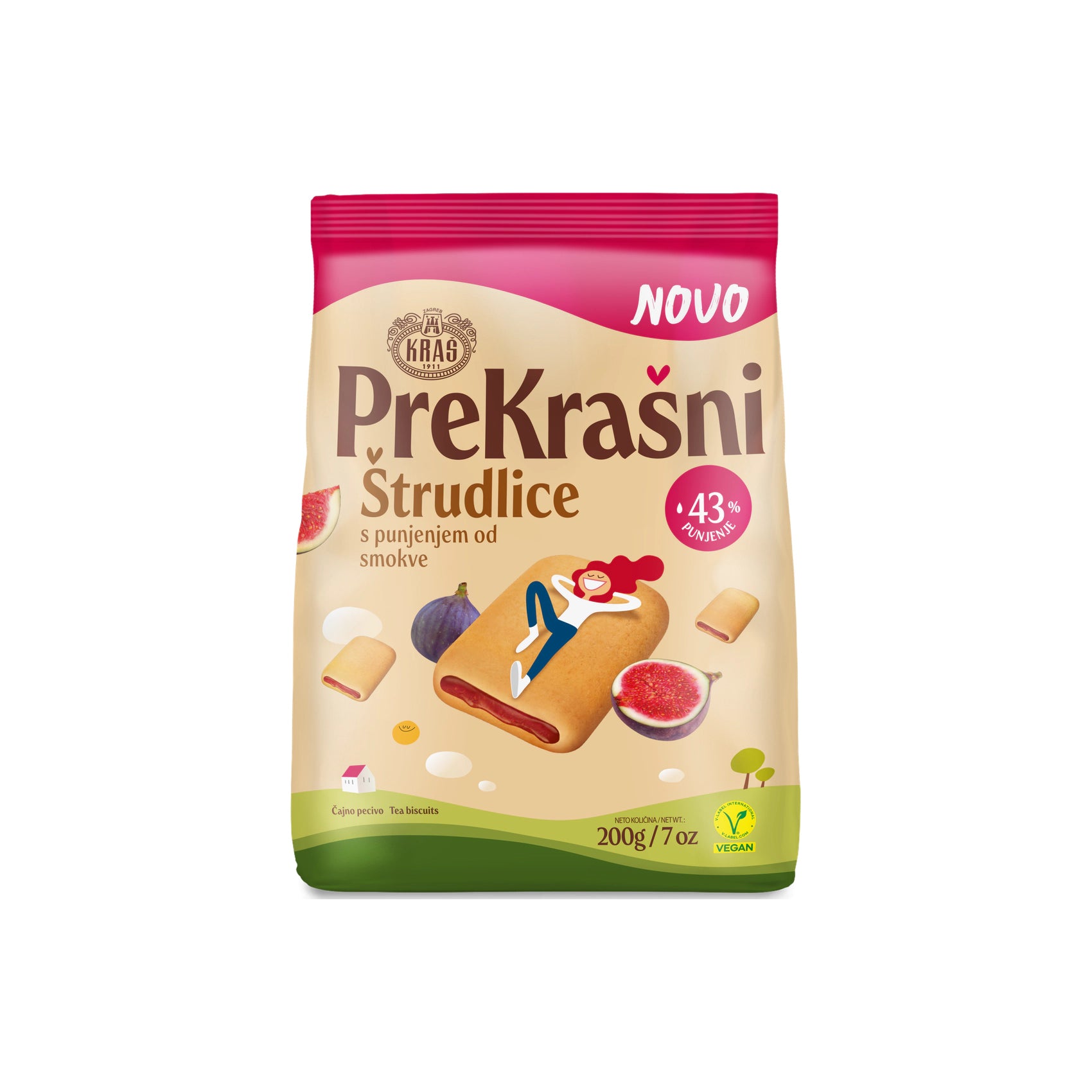 Kraš  Štrudlice Figa 200 g