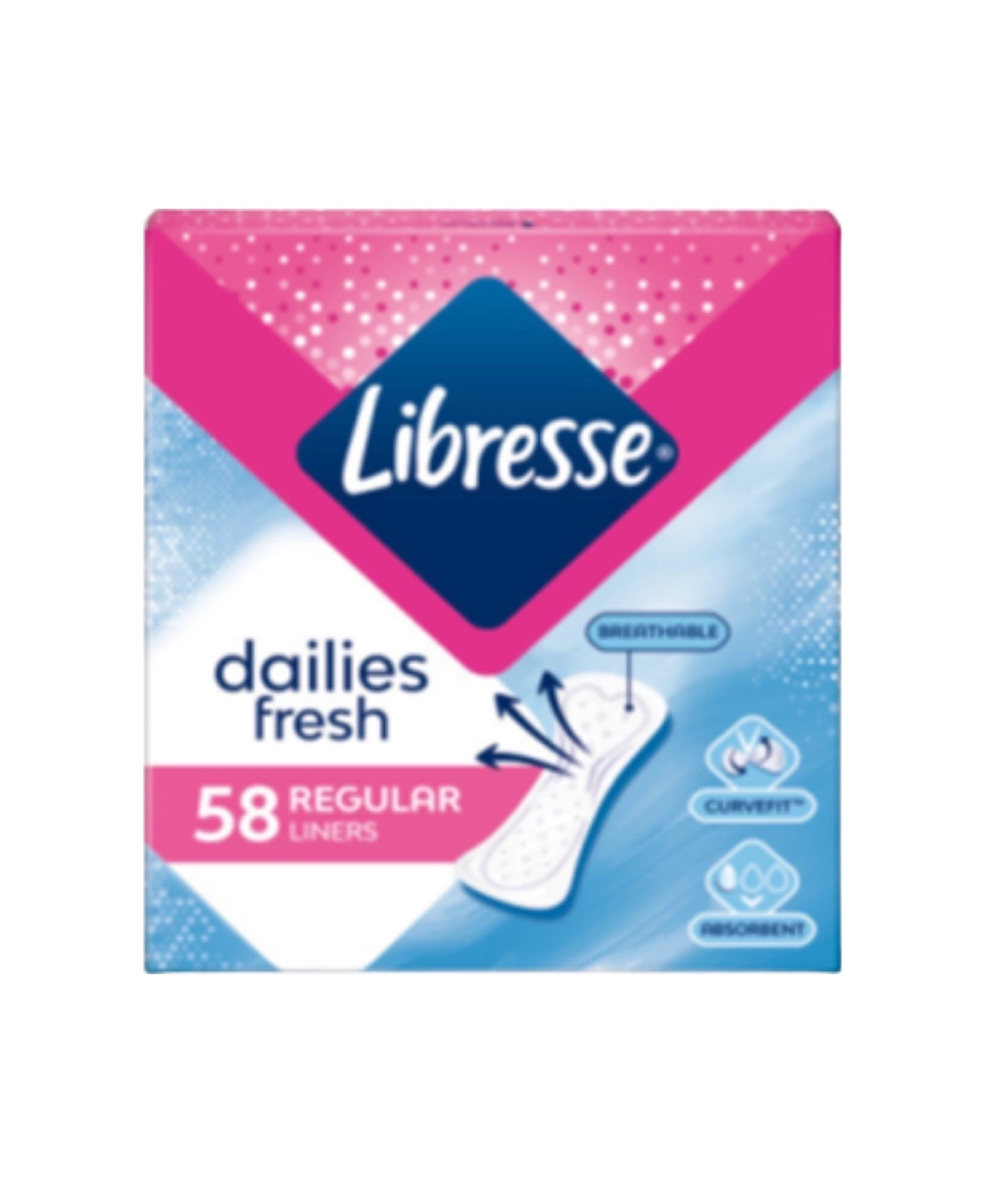 Libresse Dailies Fresh Ščitniki Perila 58 ščitnikov
