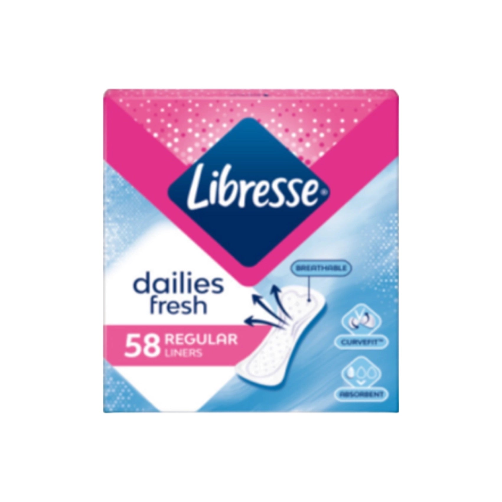 Libresse Dailies Fresh Ščitniki Perila 58 ščitnikov