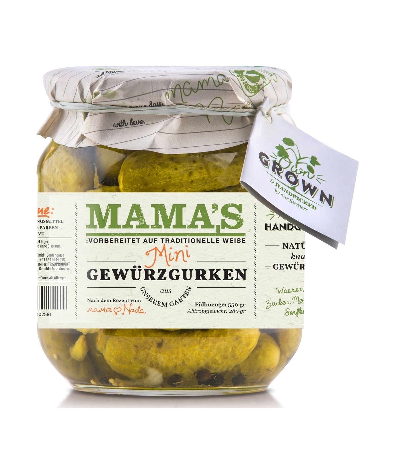 Mama's  Kisle Kumarice / 550 g