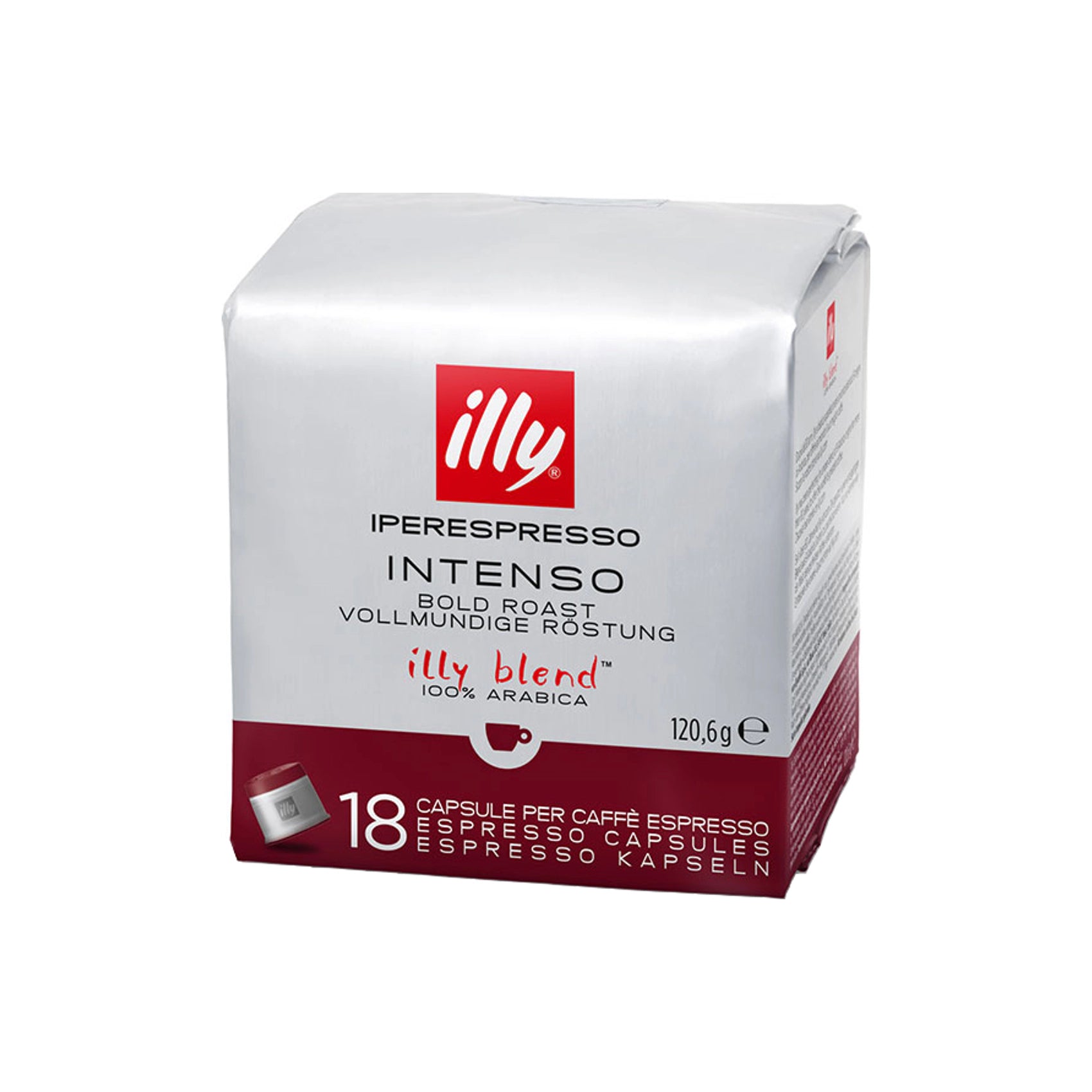 Illy Kava v kapsulah IE CUBE Intenso