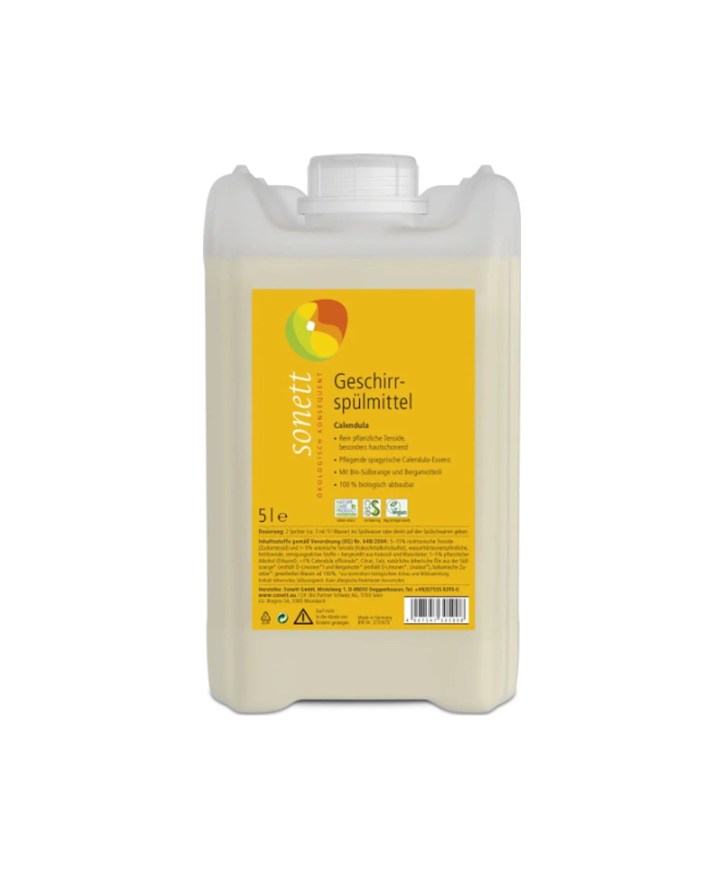 Sonett  Detergent za Pomivanje Posode Ognjič 5 L