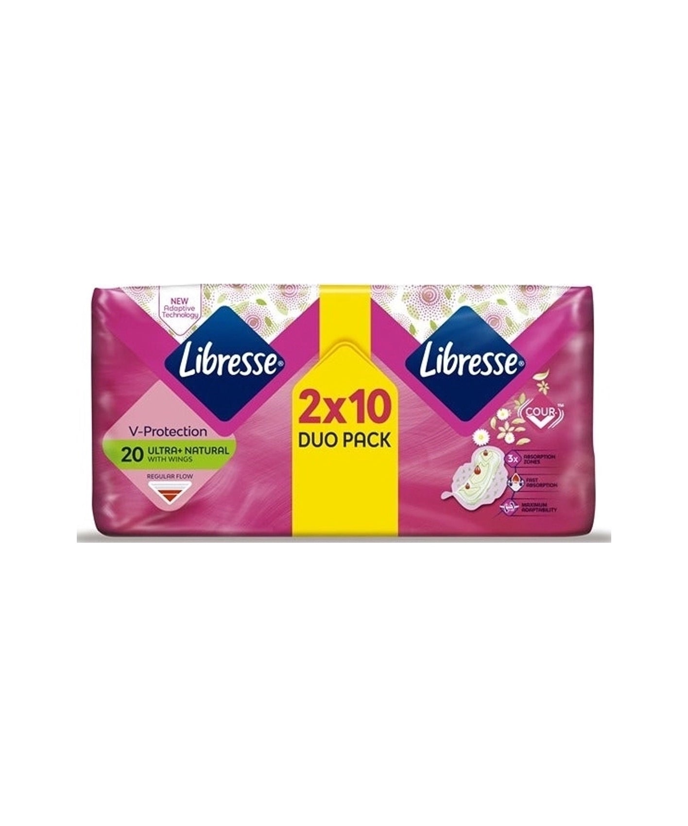 Libresse Dnevni Tanki vložki za Perilo Cour-V 2x10 vložkov