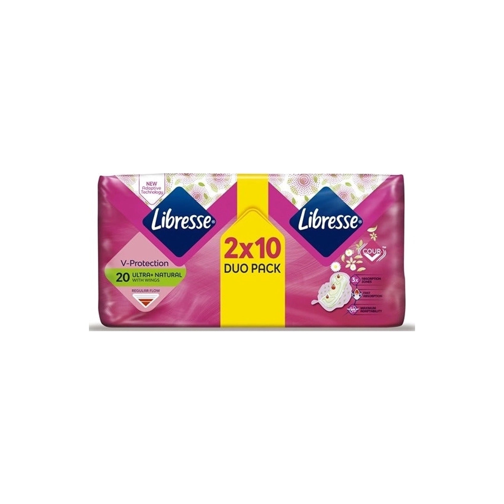 Libresse Dnevni Tanki vložki za Perilo Cour-V 2x10 vložkov