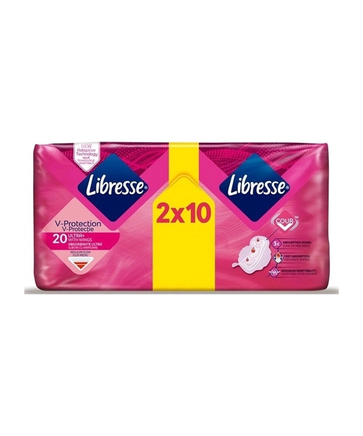Libresse Libresse Ultra Freshness & Protection Dnevni vložki za Perilo s Krilci / 20 vložkov
