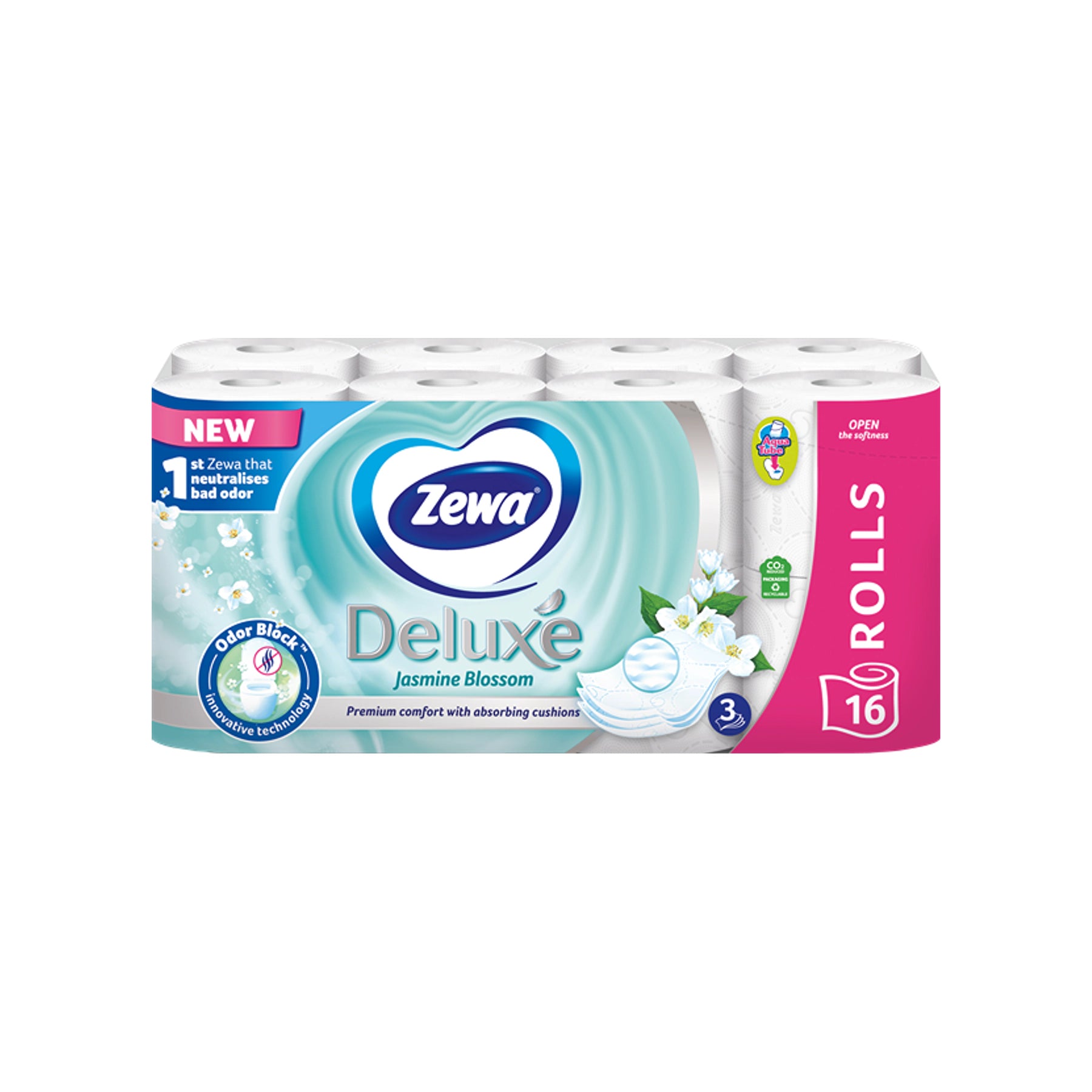 Zewa  Deluxe Toaletni Papir vonj Jasmina / 16 rolic