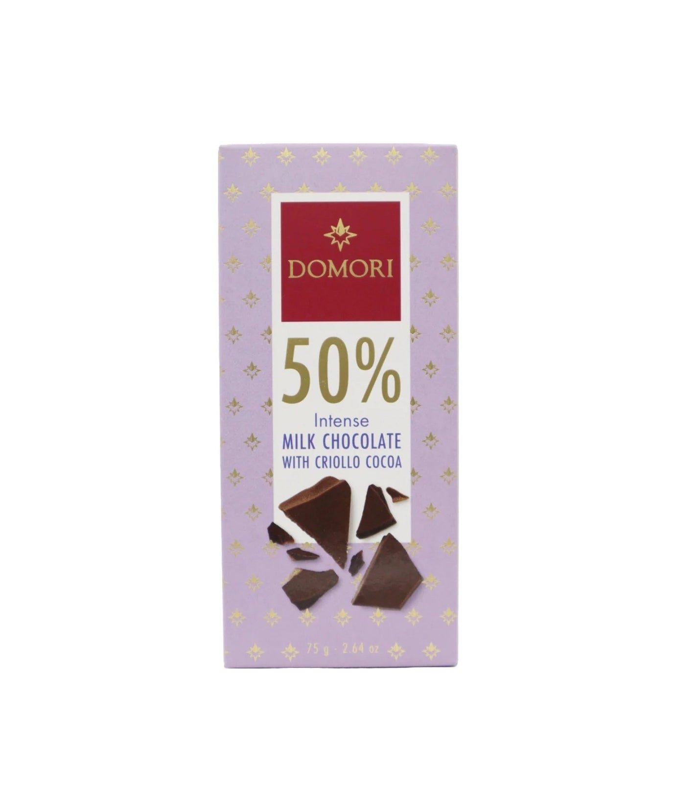 Domori Mlečna čokolada 50% 75 g