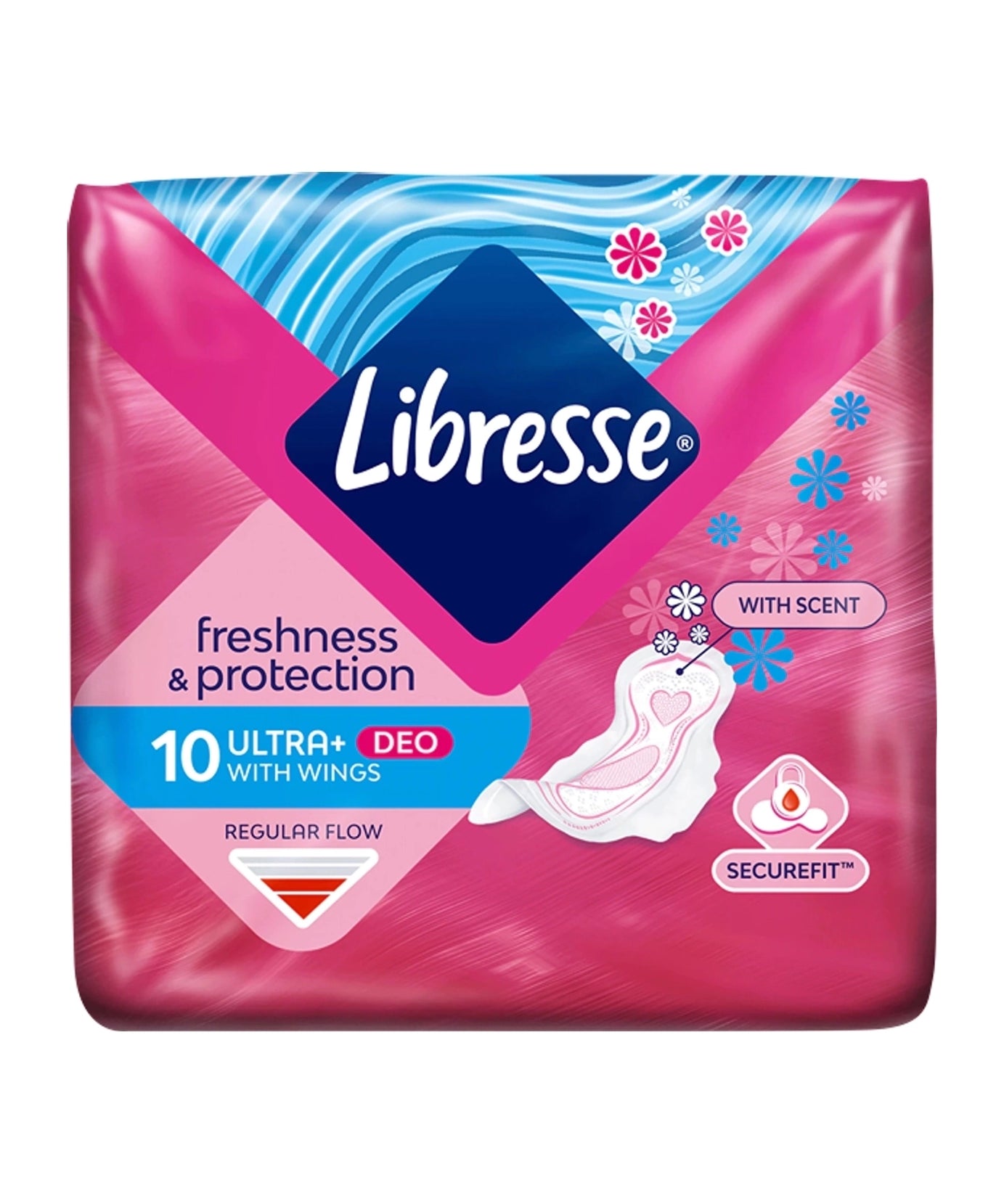 Libresse Libresse Dnevni vložki za Perilo s Krilci Dodatno Odišavljeni / 10 vložkov