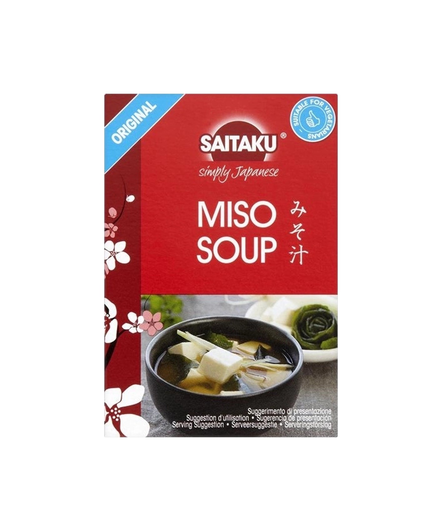 Saitaku  Miso Instant Juha Klasik 72 g