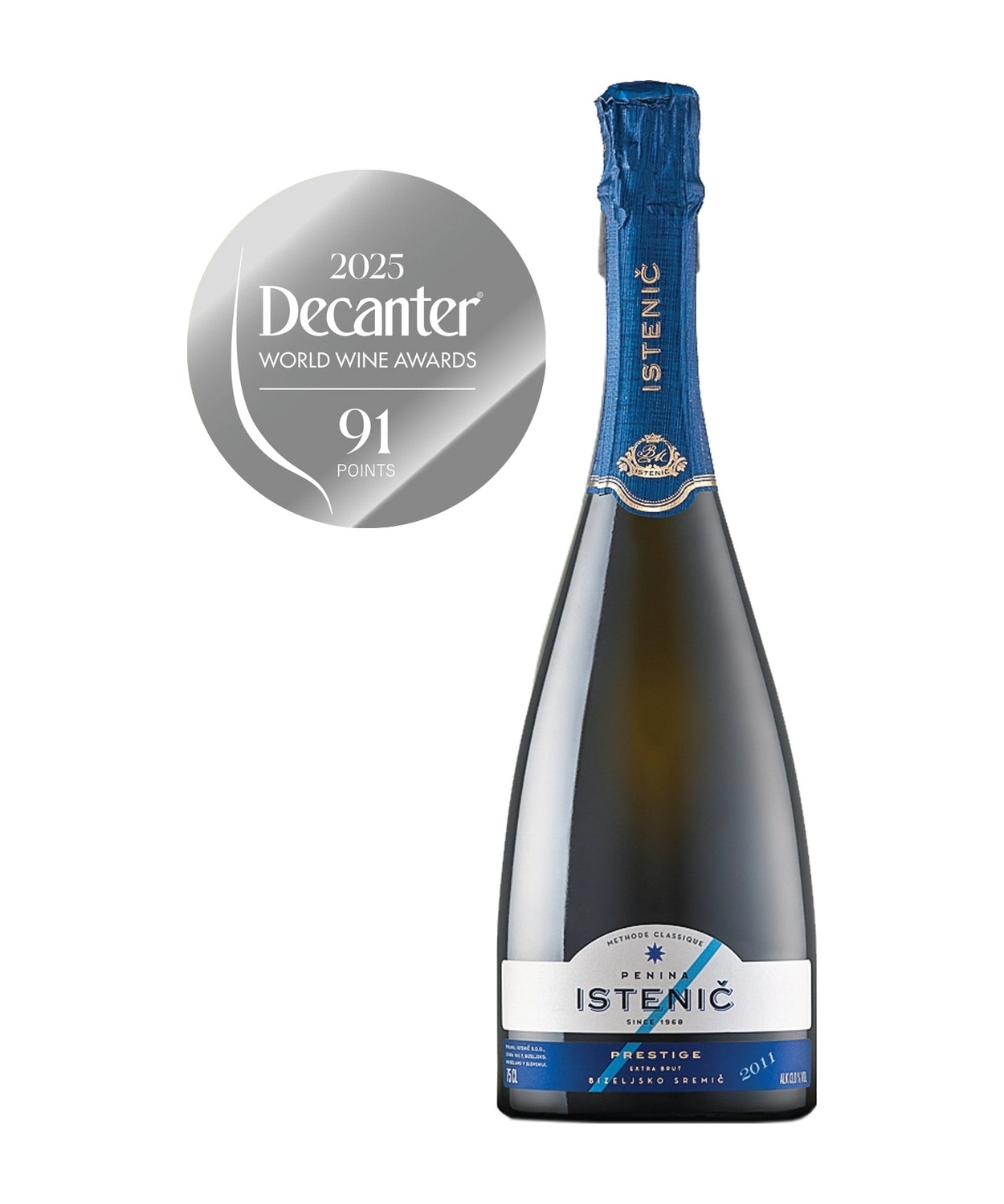 Istenič Prestige Extra Brut / 0,75 L / Brez škatle