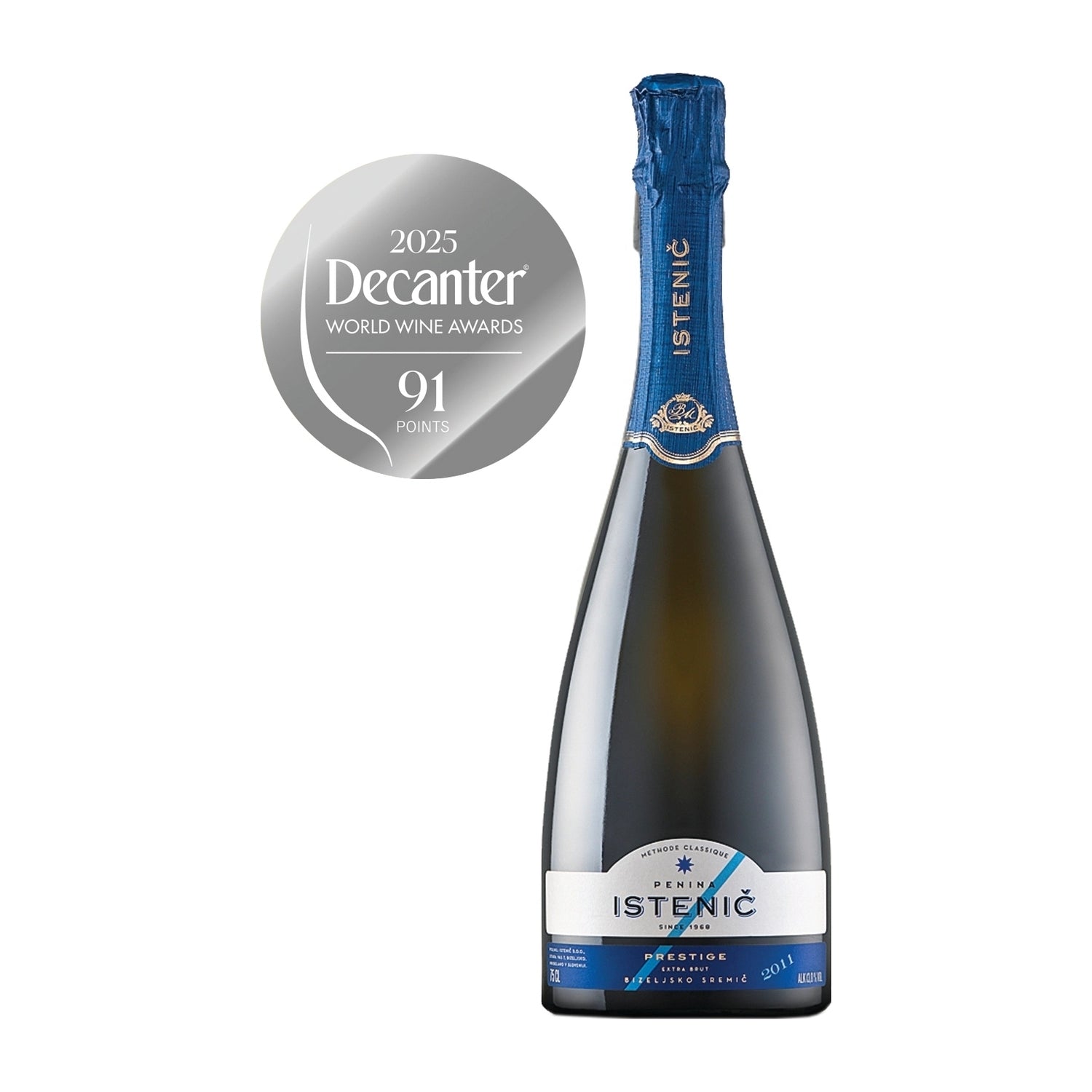 Istenič Prestige Extra Brut / 0,75 L / Brez škatle