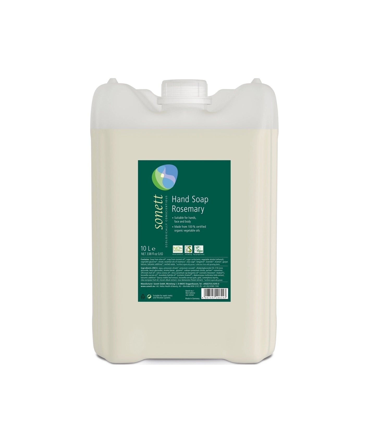 Sonett  Tekoče Milo sensitive 10 L
