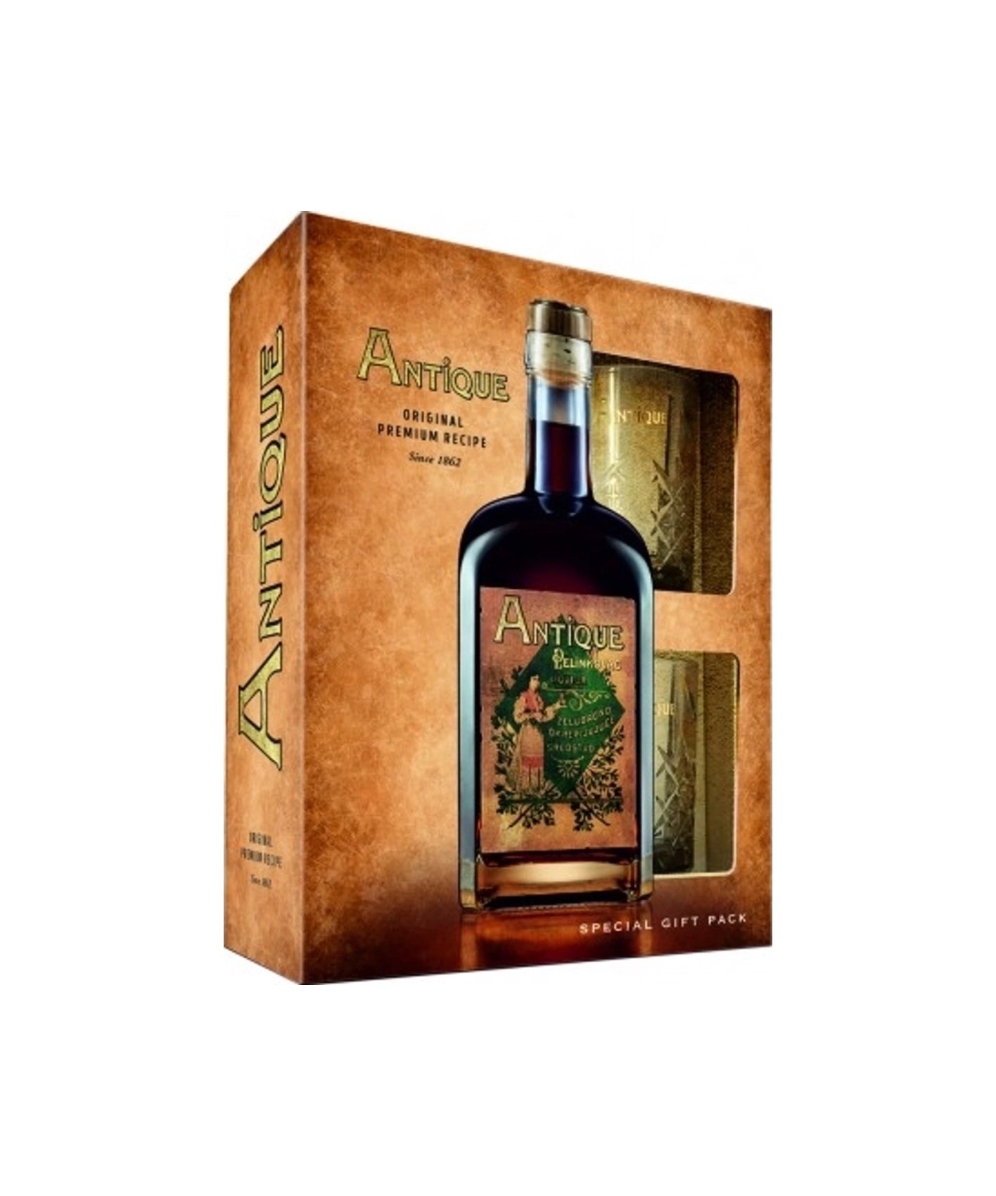 Badel Antique Pelinkovac 0,7 L + 2 kozarca