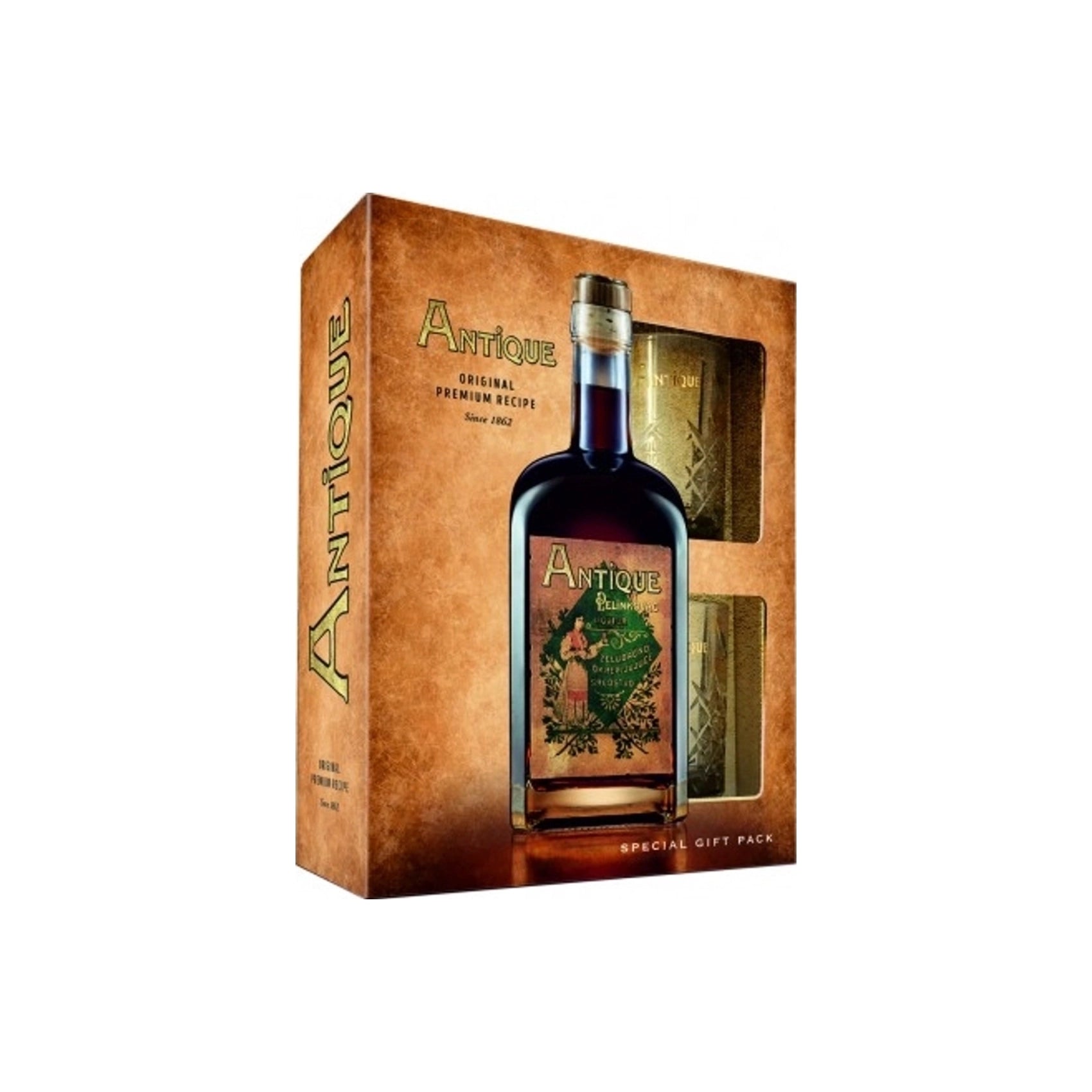 Badel Antique Pelinkovac 0,7 L + 2 kozarca
