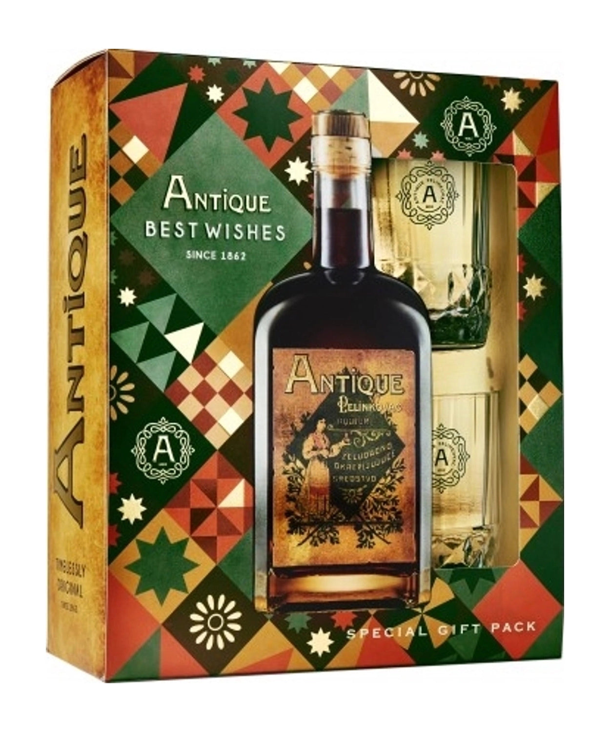 Badel Antique Pelinkovac / 0,7 L / + 2 best wishes kozarca