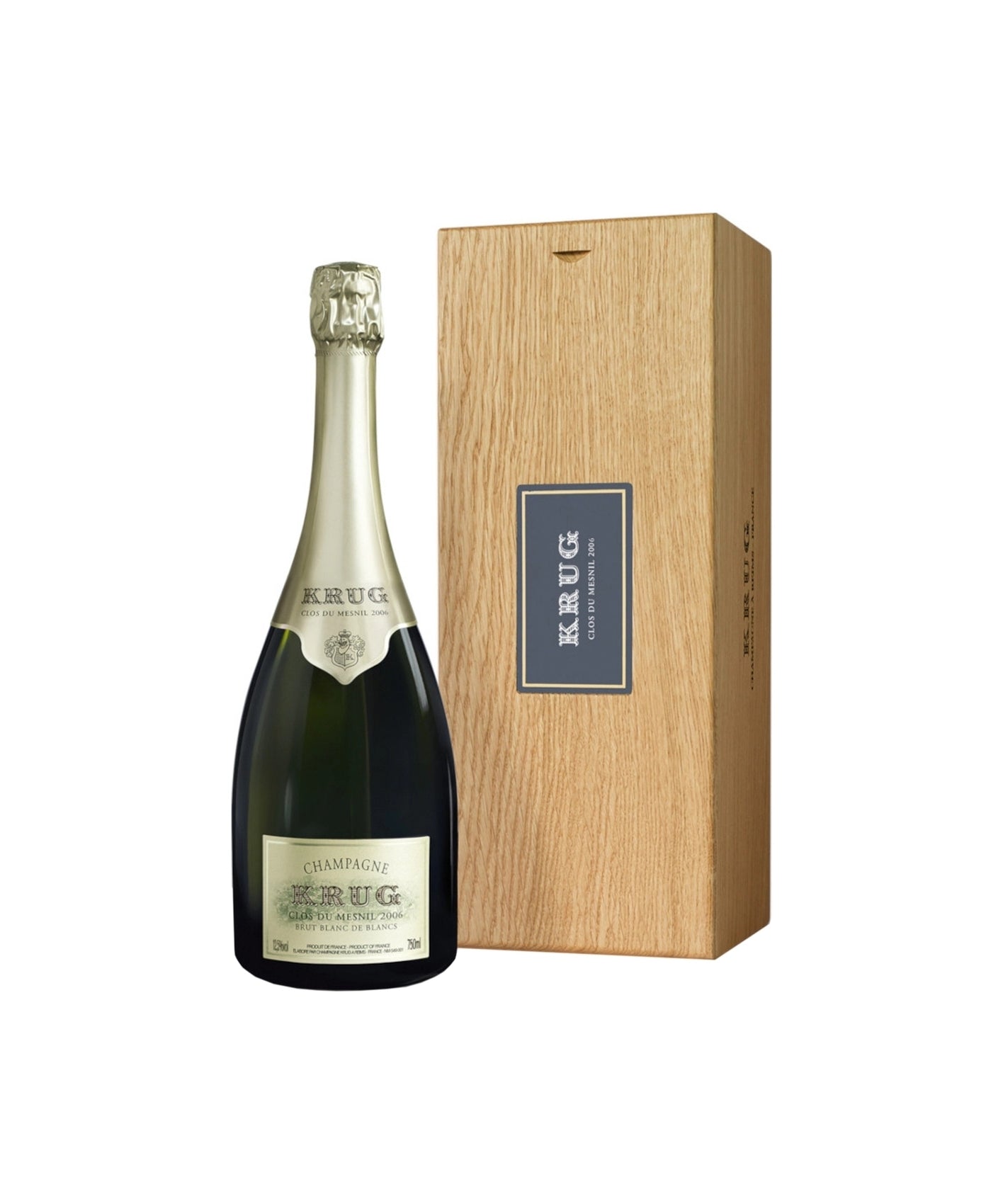 Krug Clos Du Mesnil 2006 0,7 L Lesena škatla