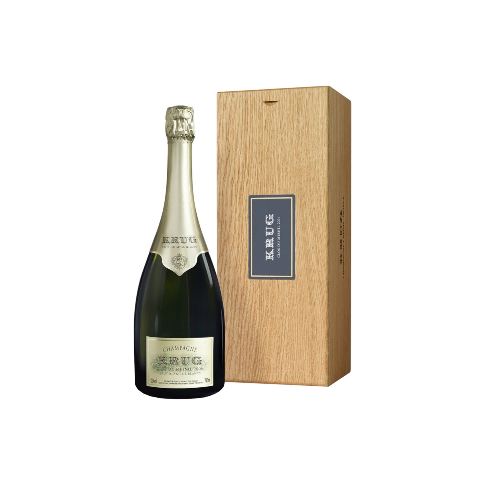 Krug Clos Du Mesnil 2006 0,7 L Lesena škatla