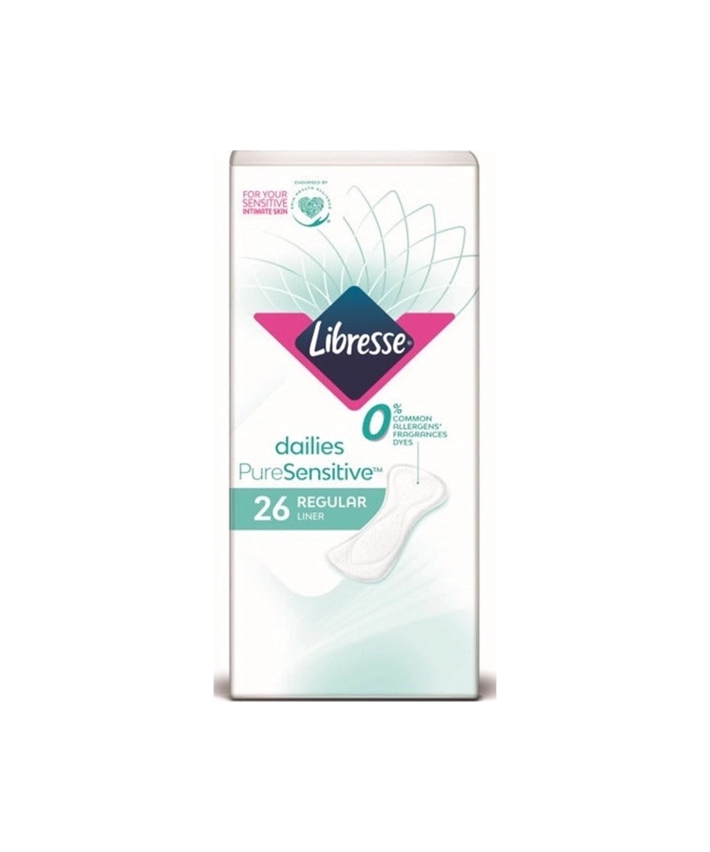 Libresse Pure Sensitive Ščitniki Perila Namenjen Občutljivi Koži 26 ščitnikov