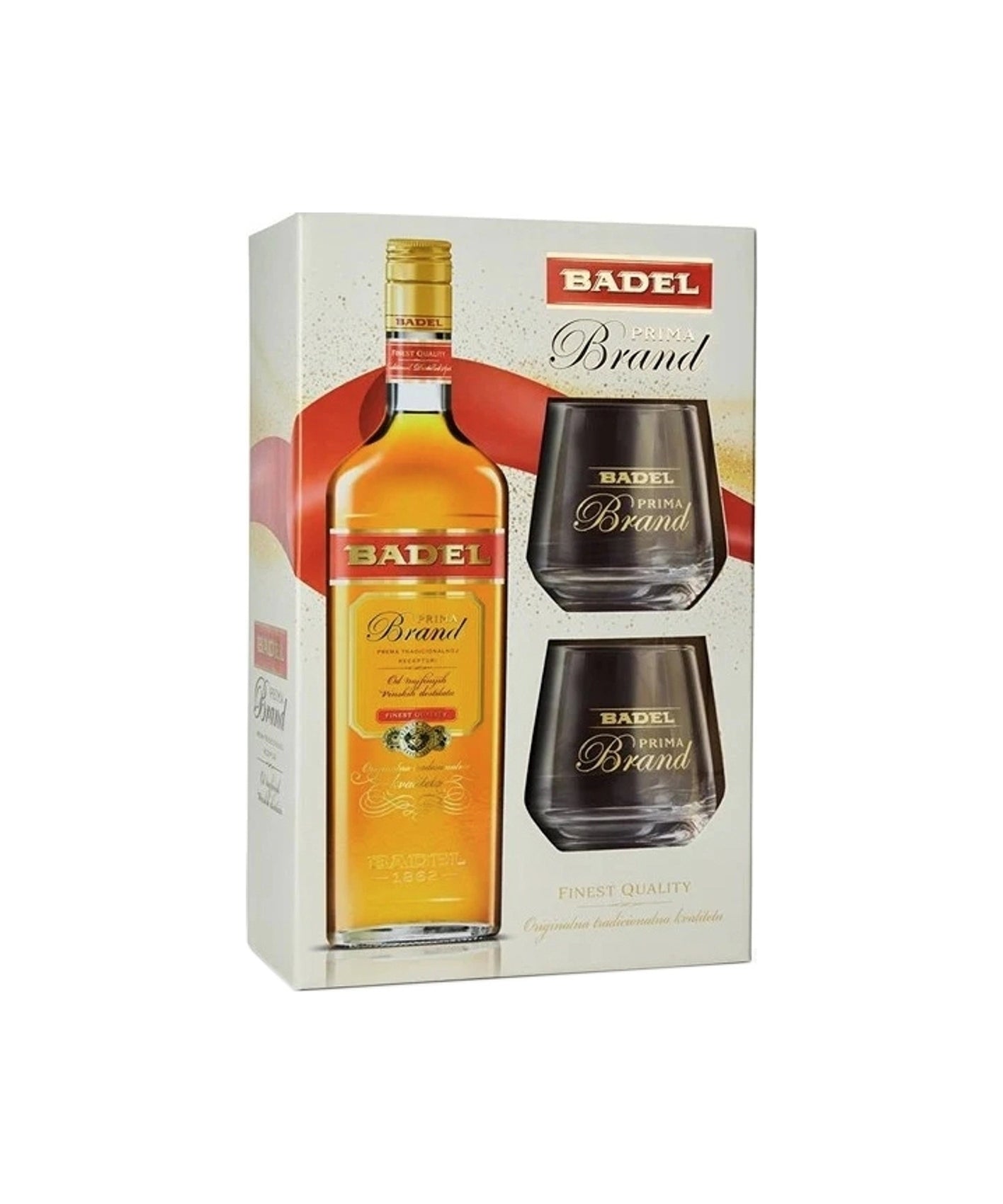 Badel Prima Brand 0,7 L + 2 kozarca