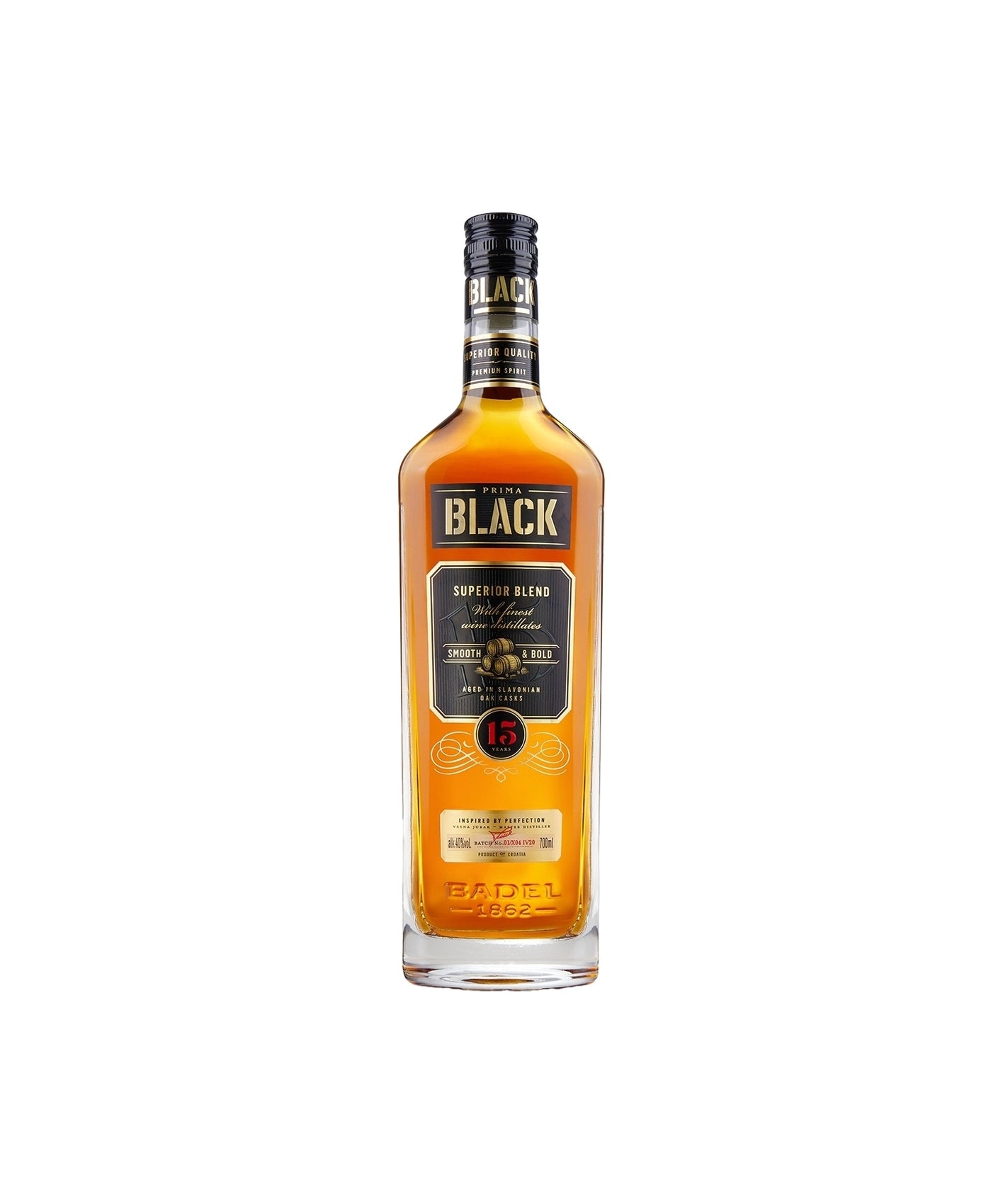 Badel Prima Black 0,7 L Brez škatle