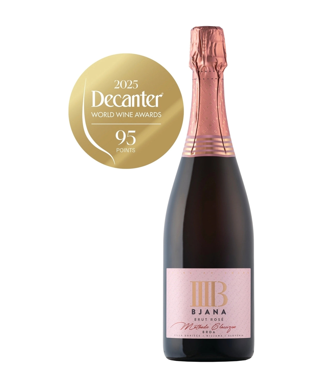 Bjana Brut Rosé / 0,75 L / Brez škatle