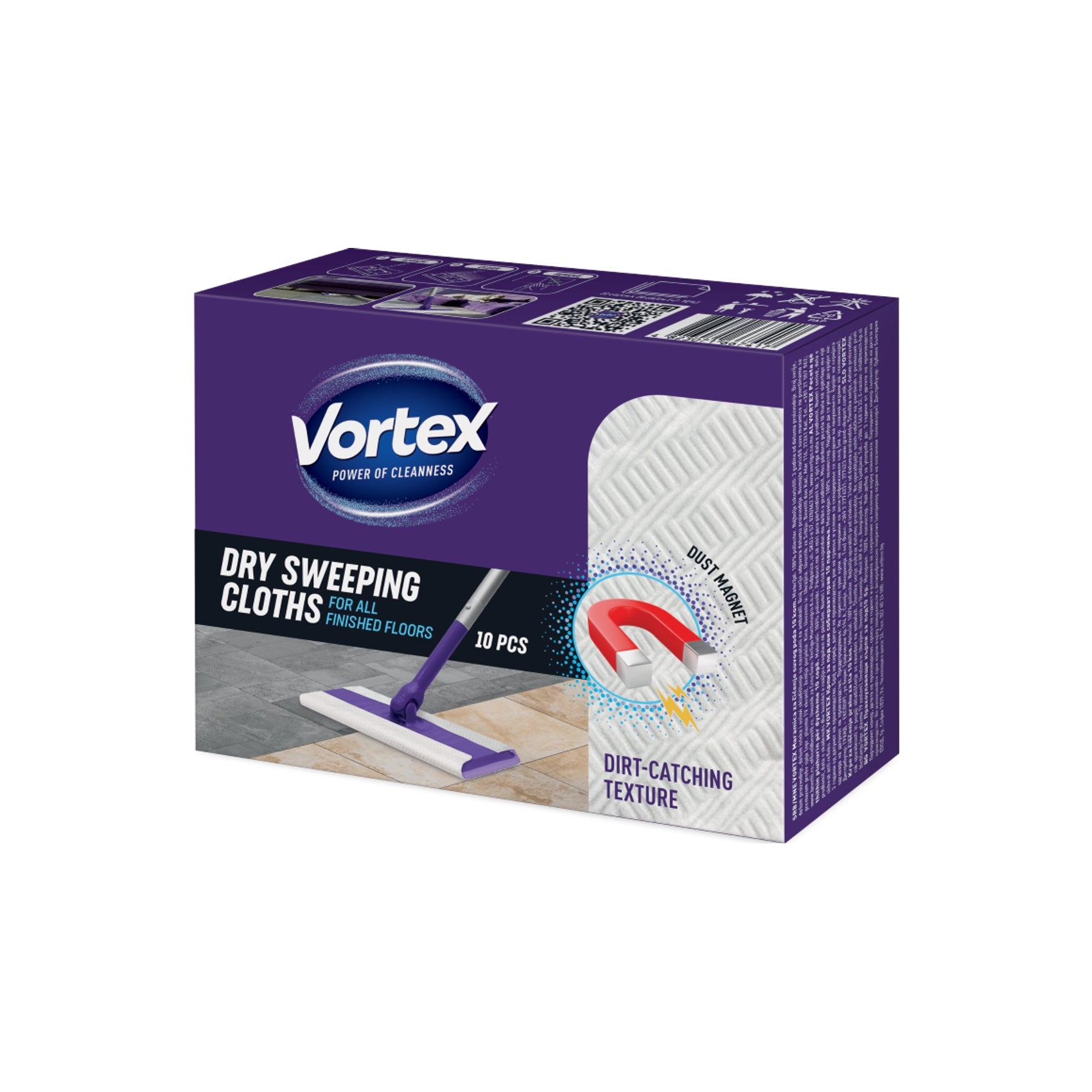 Vortex Krpe za čiščenje prahu za tla 10 kos