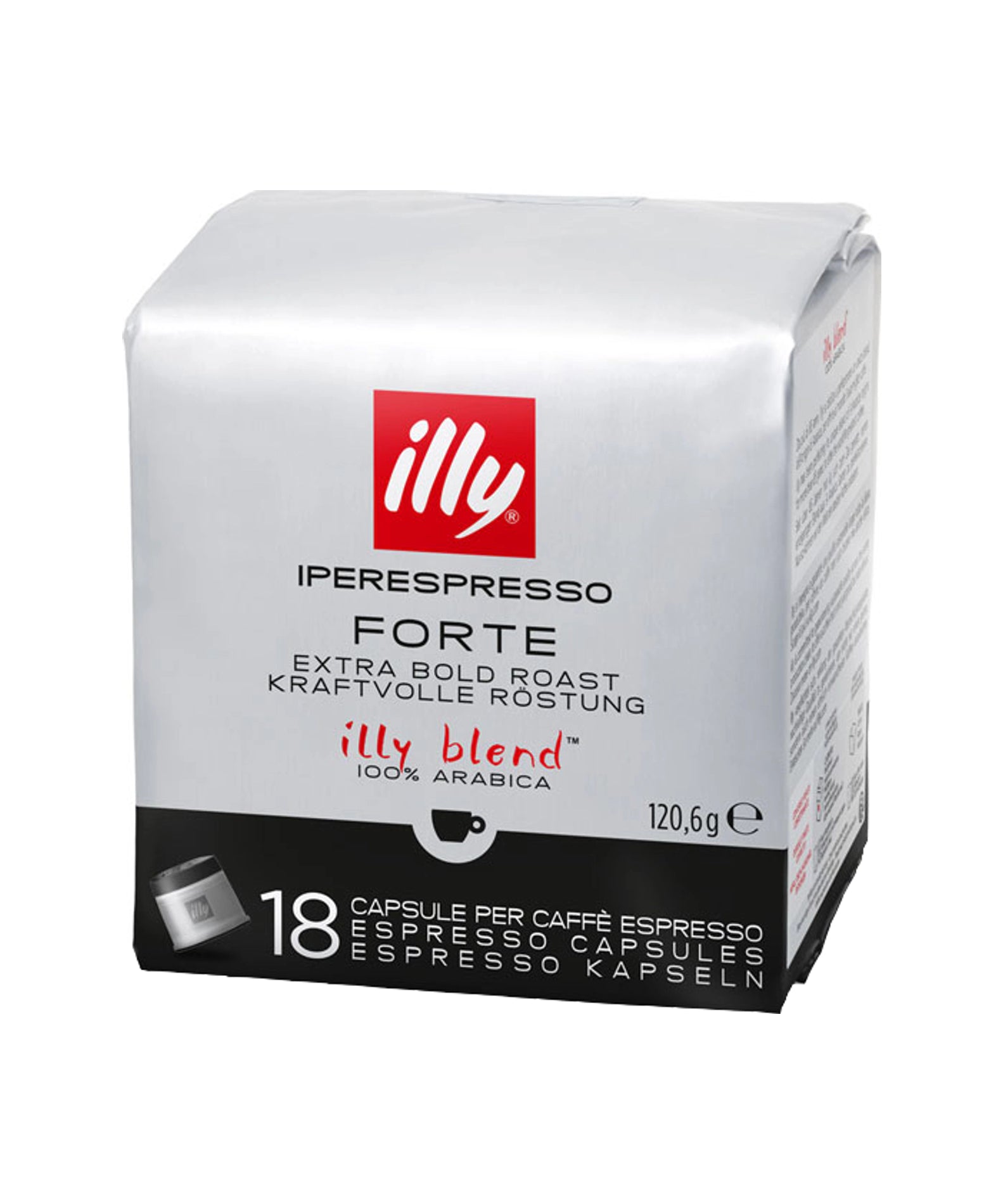 Illy Kava v kapsulah IE CUBE / Forte