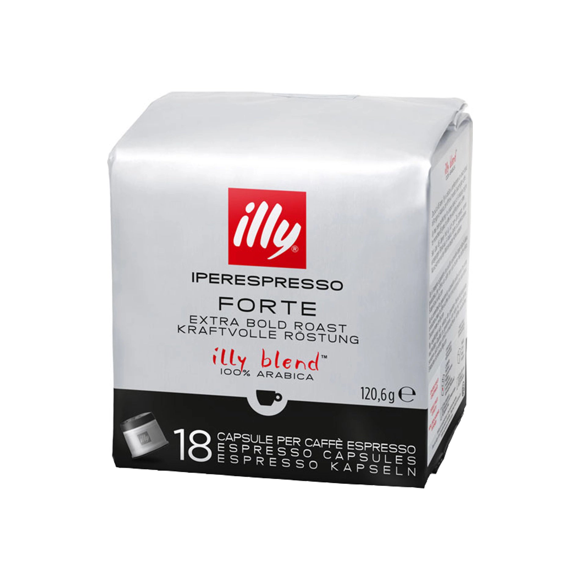 Illy Kava v kapsulah IE CUBE / Forte