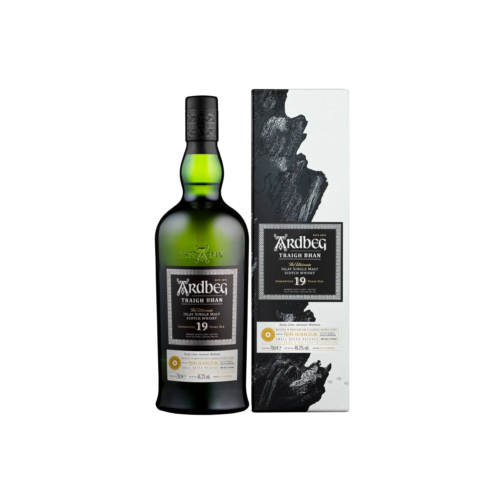 Ardbeg 19 YO Traigh Bhan  0,7 L V škatli