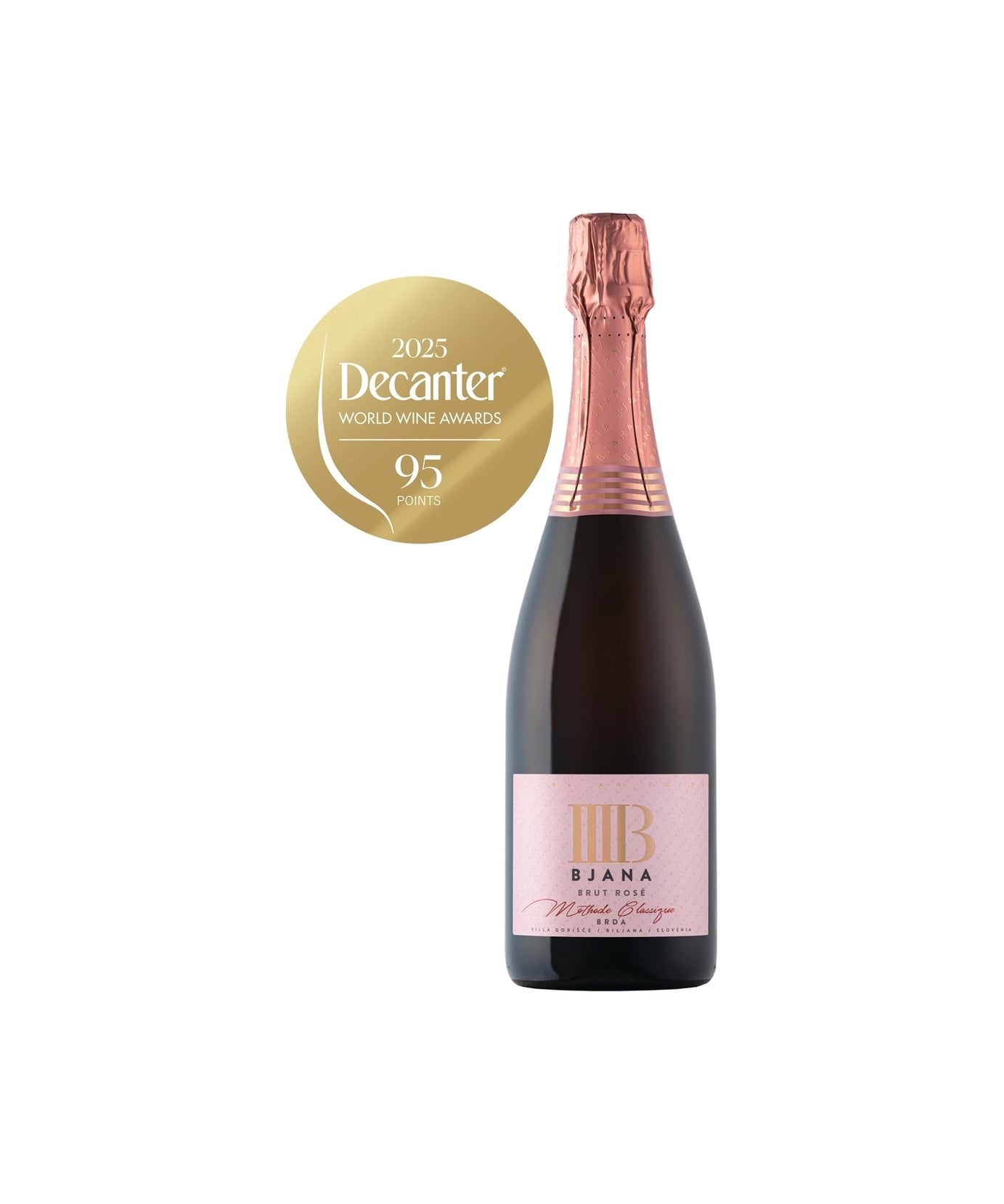 Bjana Brut Rosé 0,75 L Brez škatle