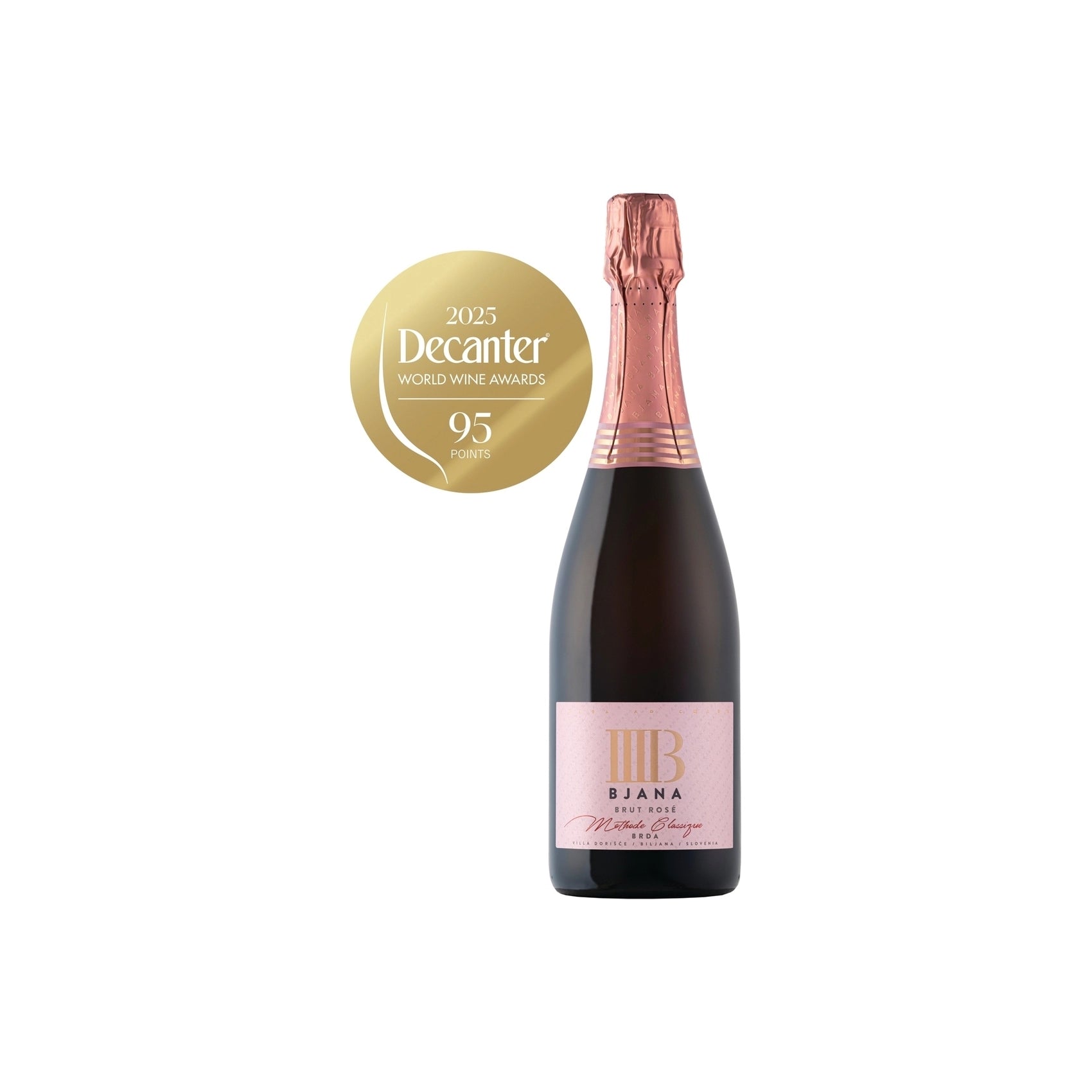Bjana Brut Rosé 0,75 L Brez škatle