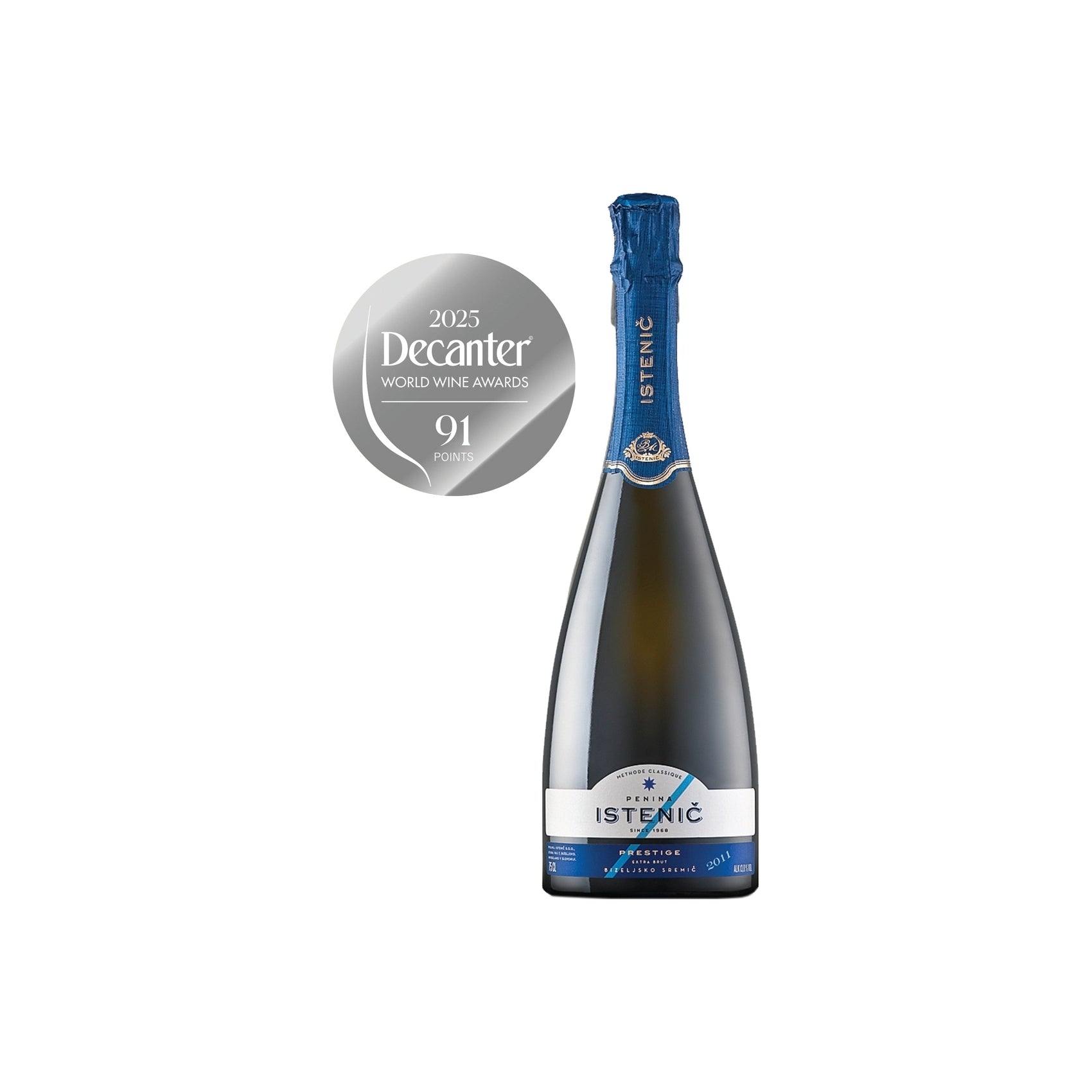 Istenič Prestige Extra Brut 0,75 L Brez škatle