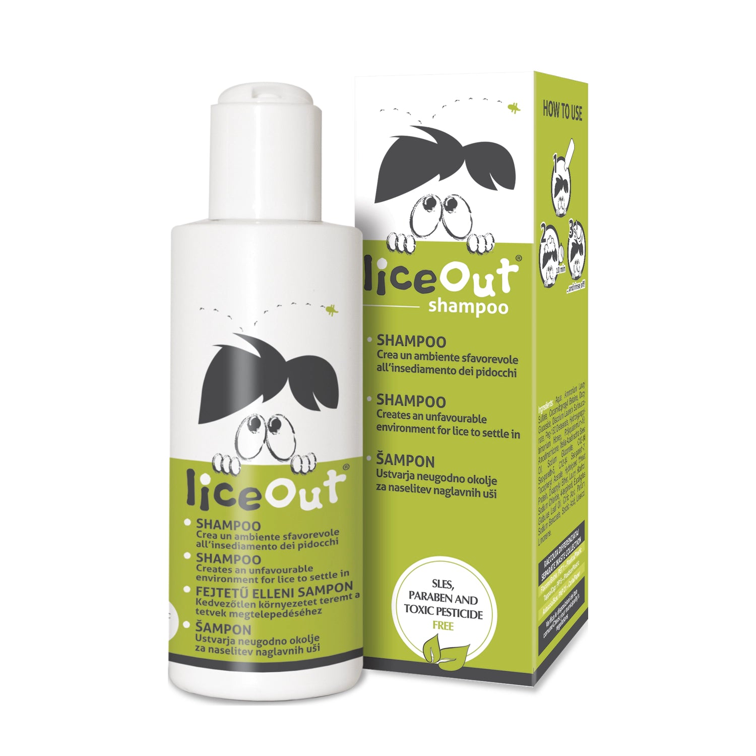 Ekuberg  Lice Out Šampon Proti Ušem / 125 ml