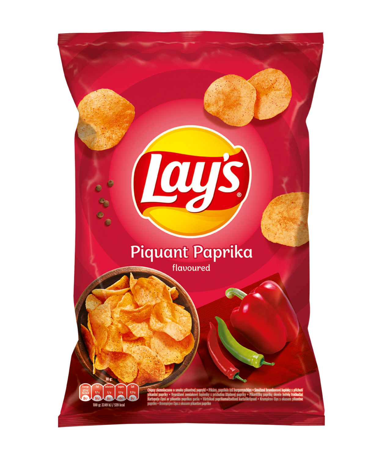 Lay's  Čips z Okusom Pekoče Paprike / 130 g