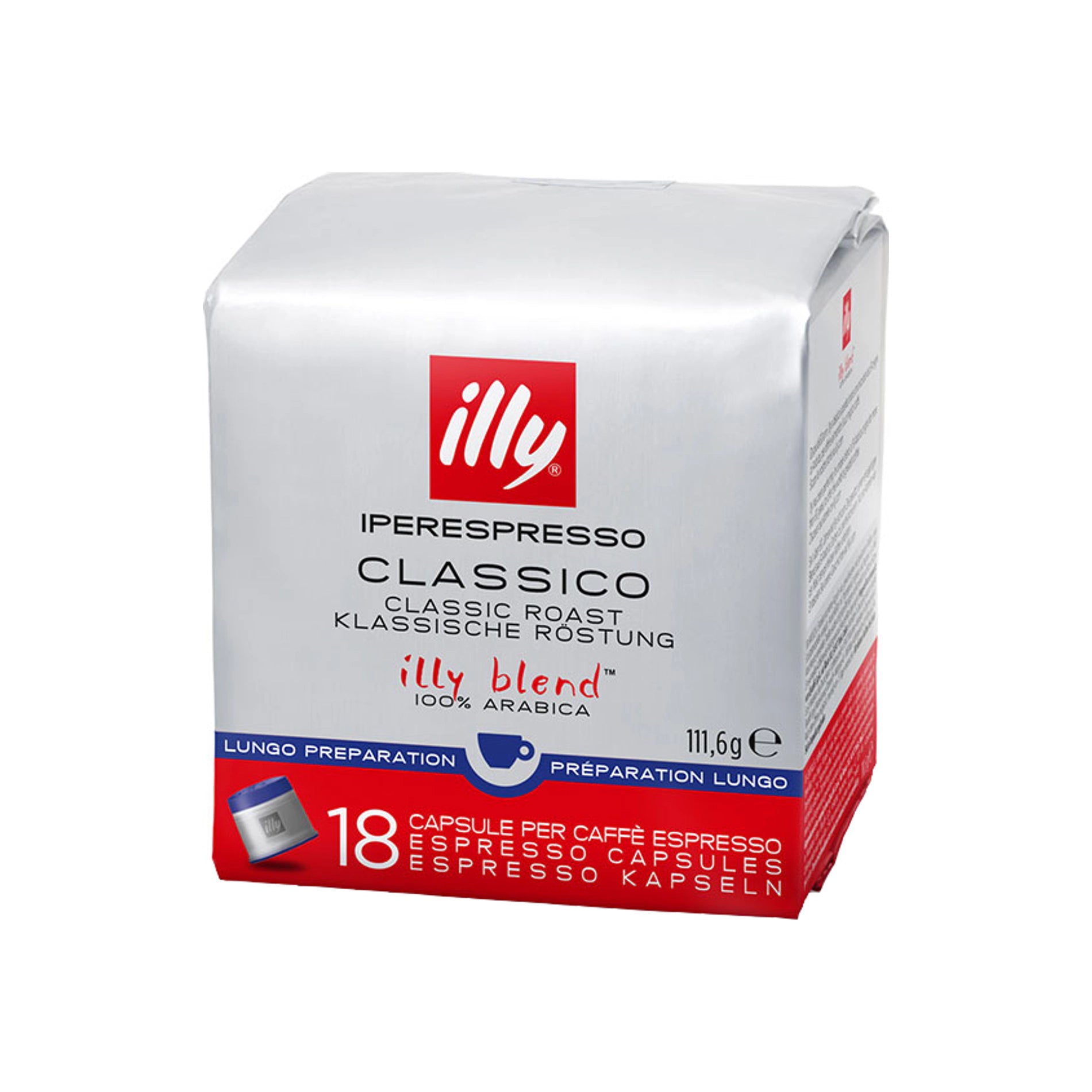 Illy Kava v kapsulah IE CUBE / Classico Lungo