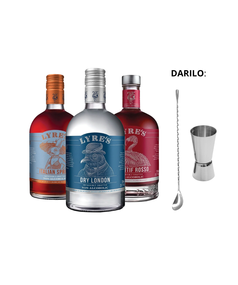 Lyre's Brezalkoholni Rosa Negroni + DARILO: Barska Žlica in Merica