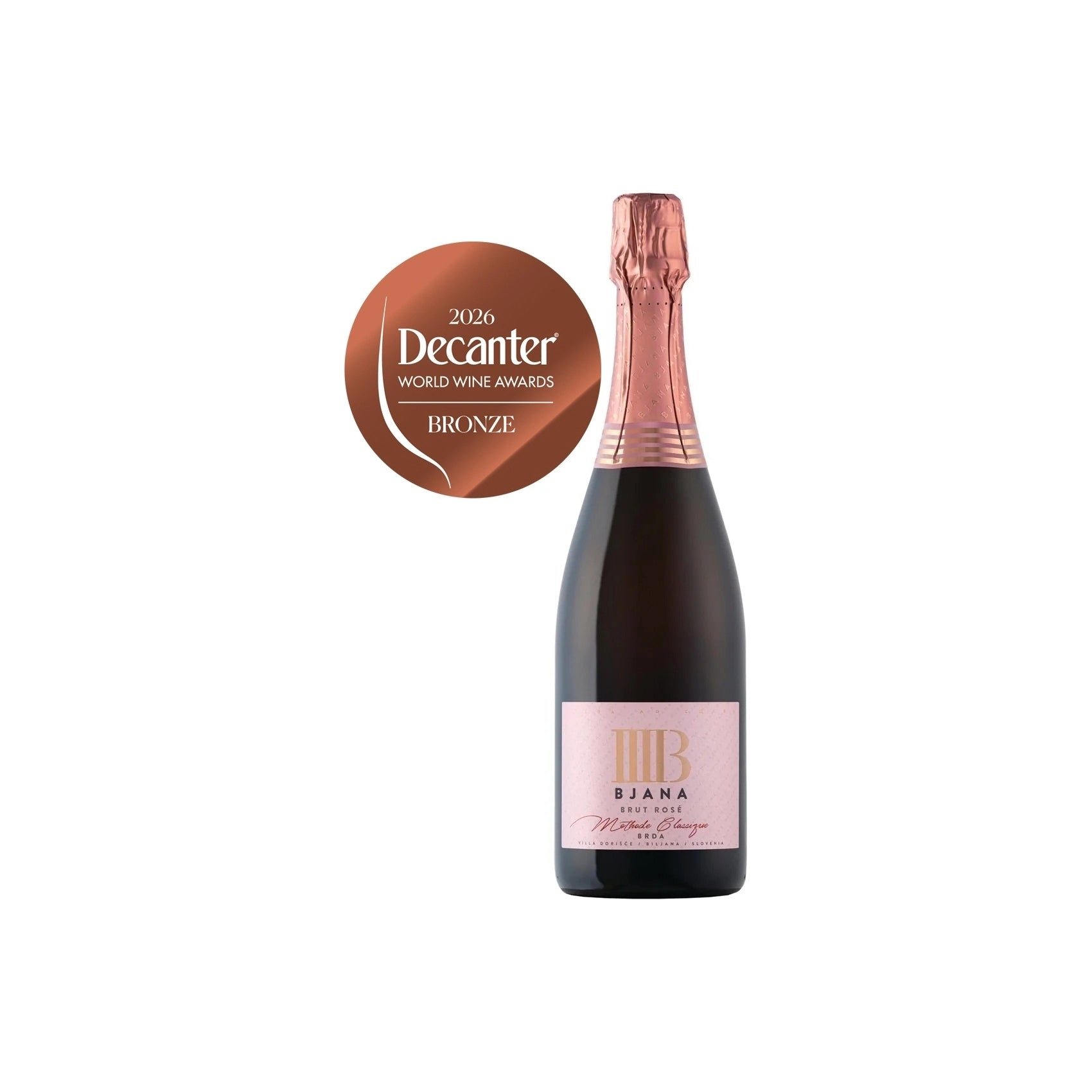 Bjana Brut Rosé 0,75 L Brez škatle