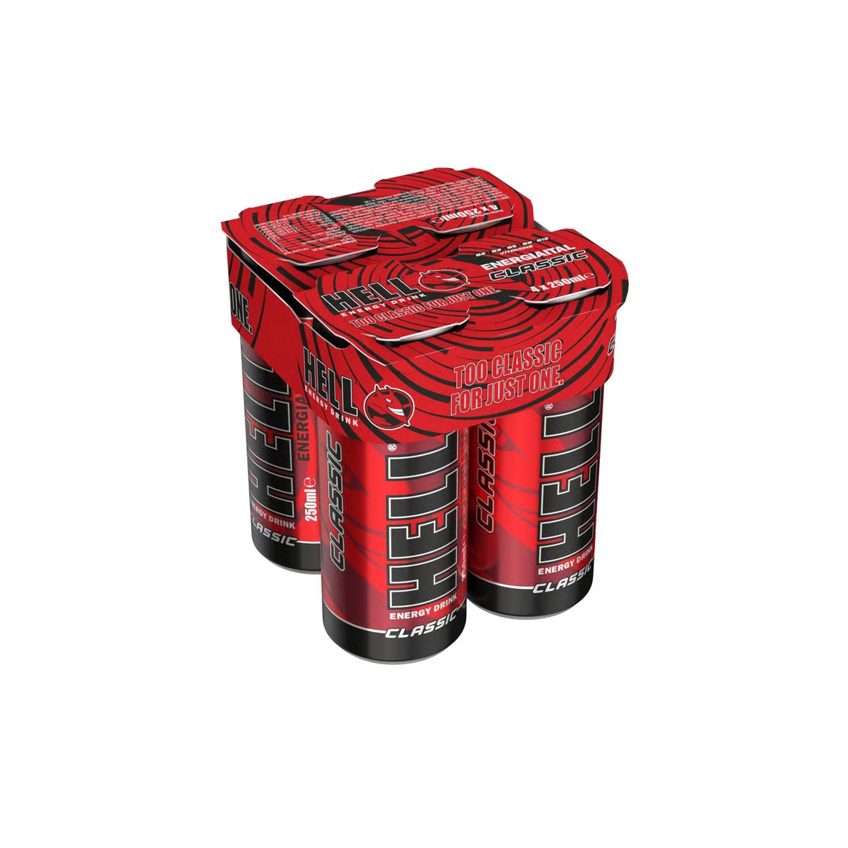 Hell Energy Classic Multipack 4x250 ml
