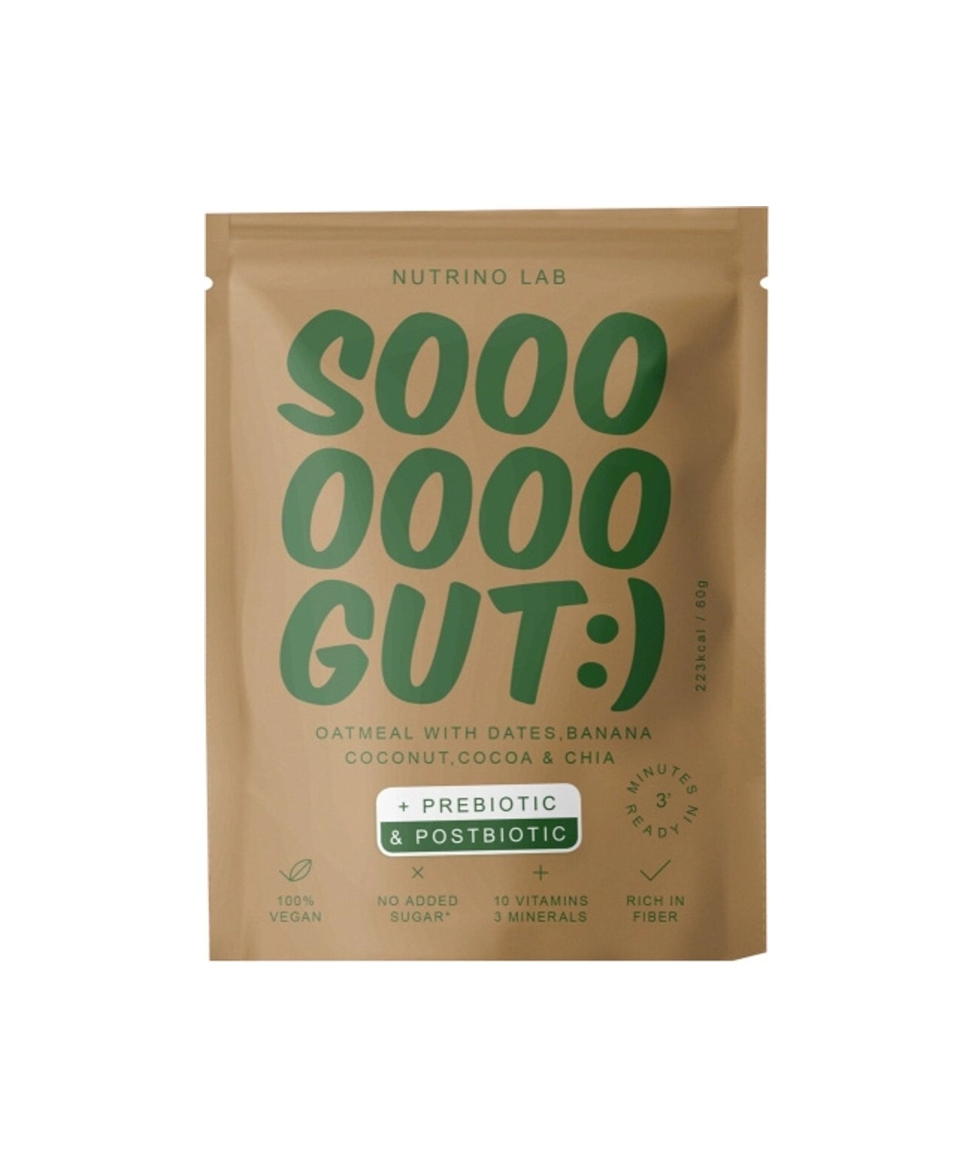 Nutrino Lab HG SUHE KAŠE BANANA, KOKOS, KAKAV, CHIA 60G