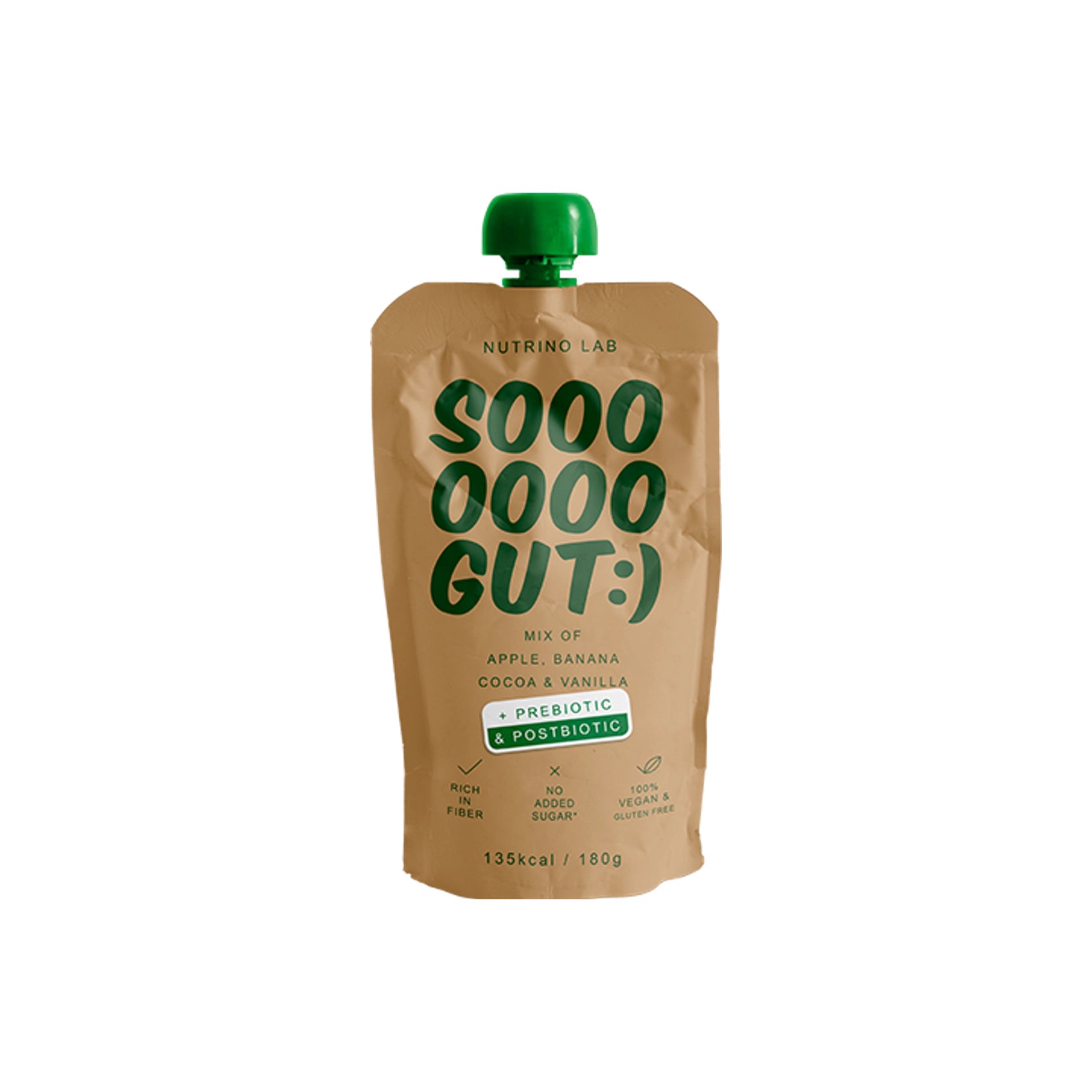 Nutrino Lab Happy Gut jabolko, banana, kakav 180 g