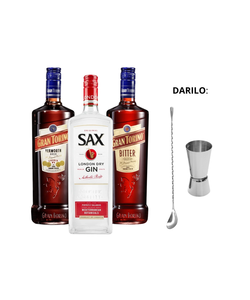 Negroni + DARILO: Barska Žlica + Merica