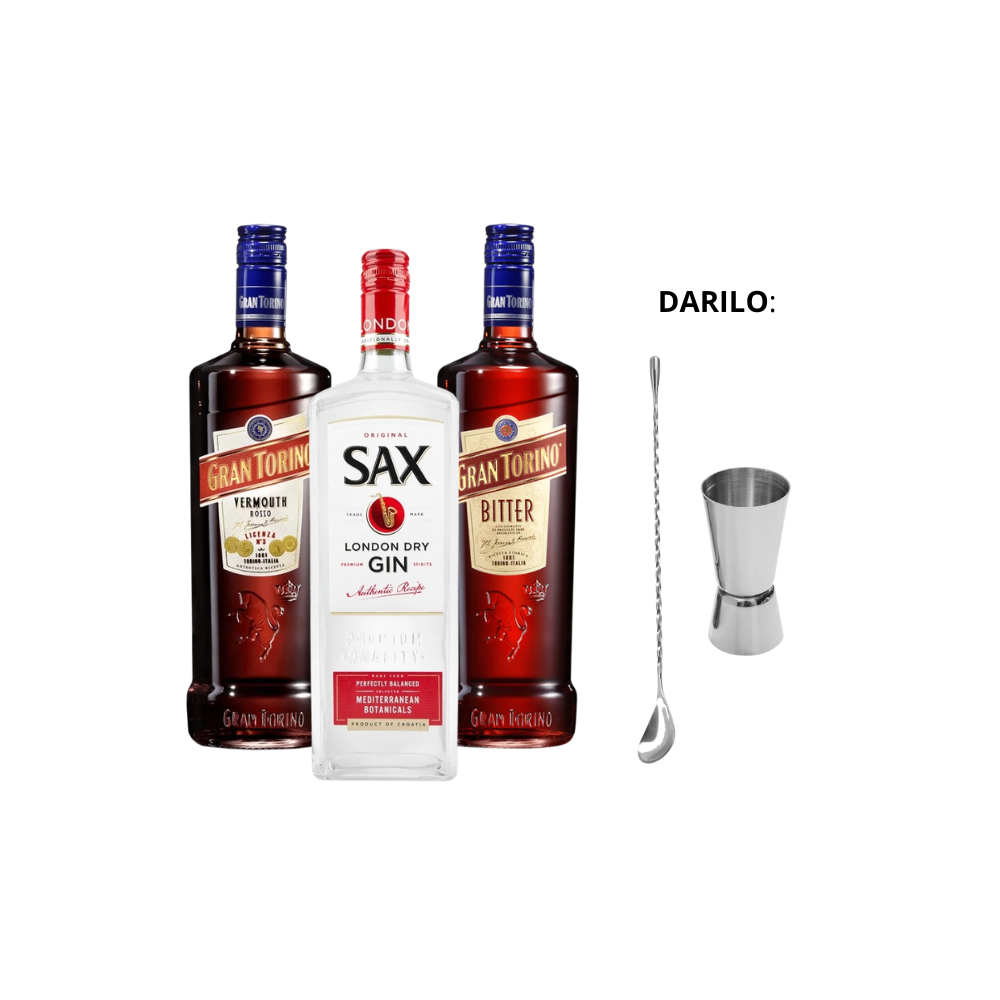Negroni + DARILO: Barska Žlica + Merica