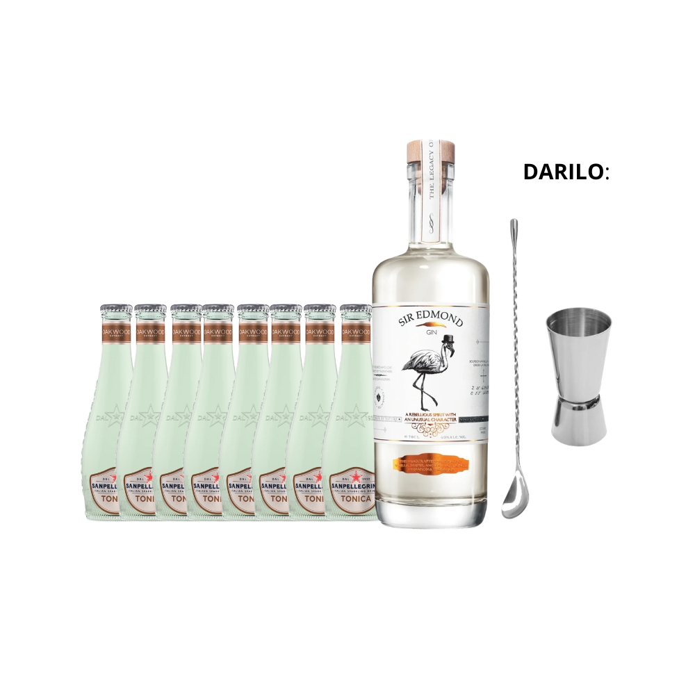 Sir Edmond Bourbon Vanilla Gin Tonic + DARILO: Barska Žlica in Merica
