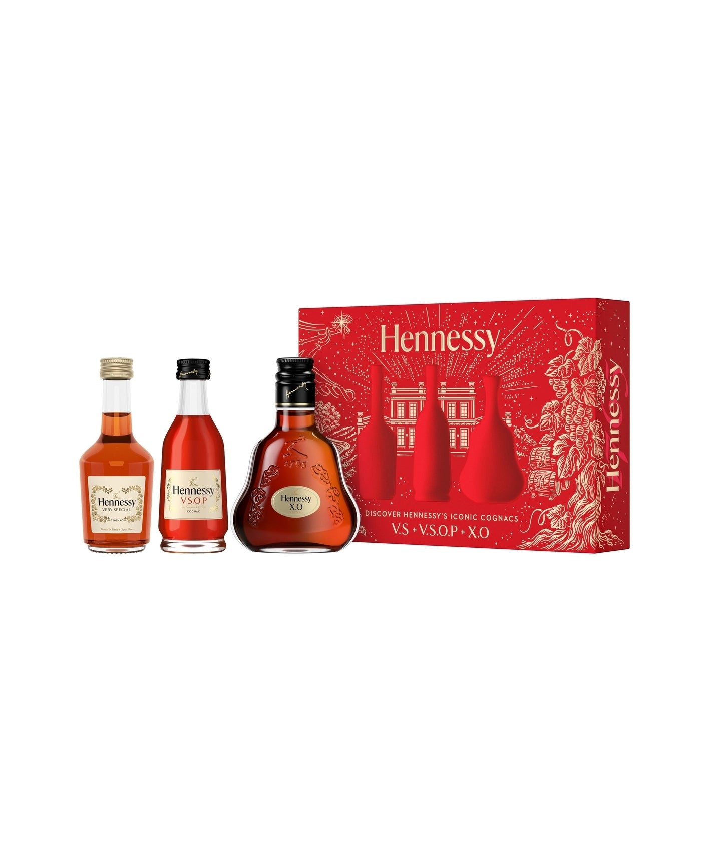 Hennessy V.S/V.S.O.P/X.O EOY 2026 3x0.05 L V škatli