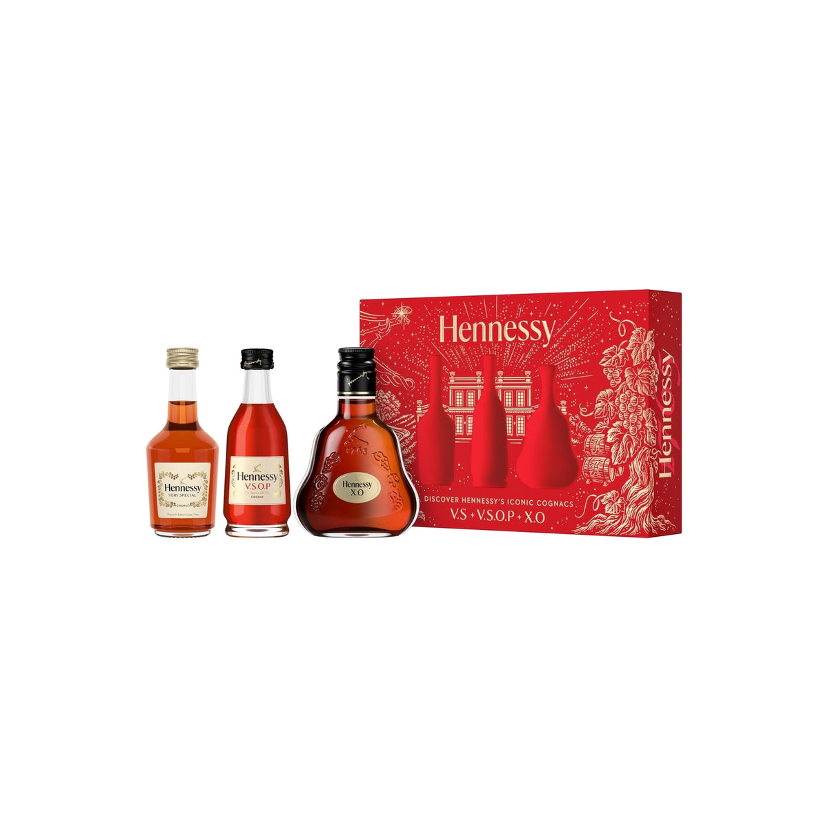 Hennessy V.S/V.S.O.P/X.O EOY 2026 3x0.05 L V škatli
