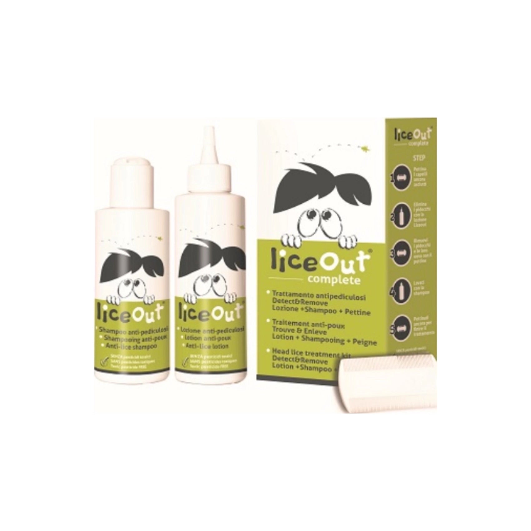 Ekuberg Lice Out Komplet proti Ušem 2x125 ml