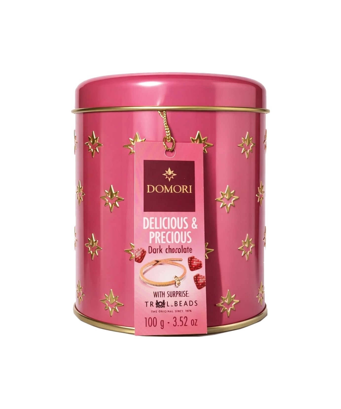 Domori Pločevinka s srčki + zapestnica 100 g