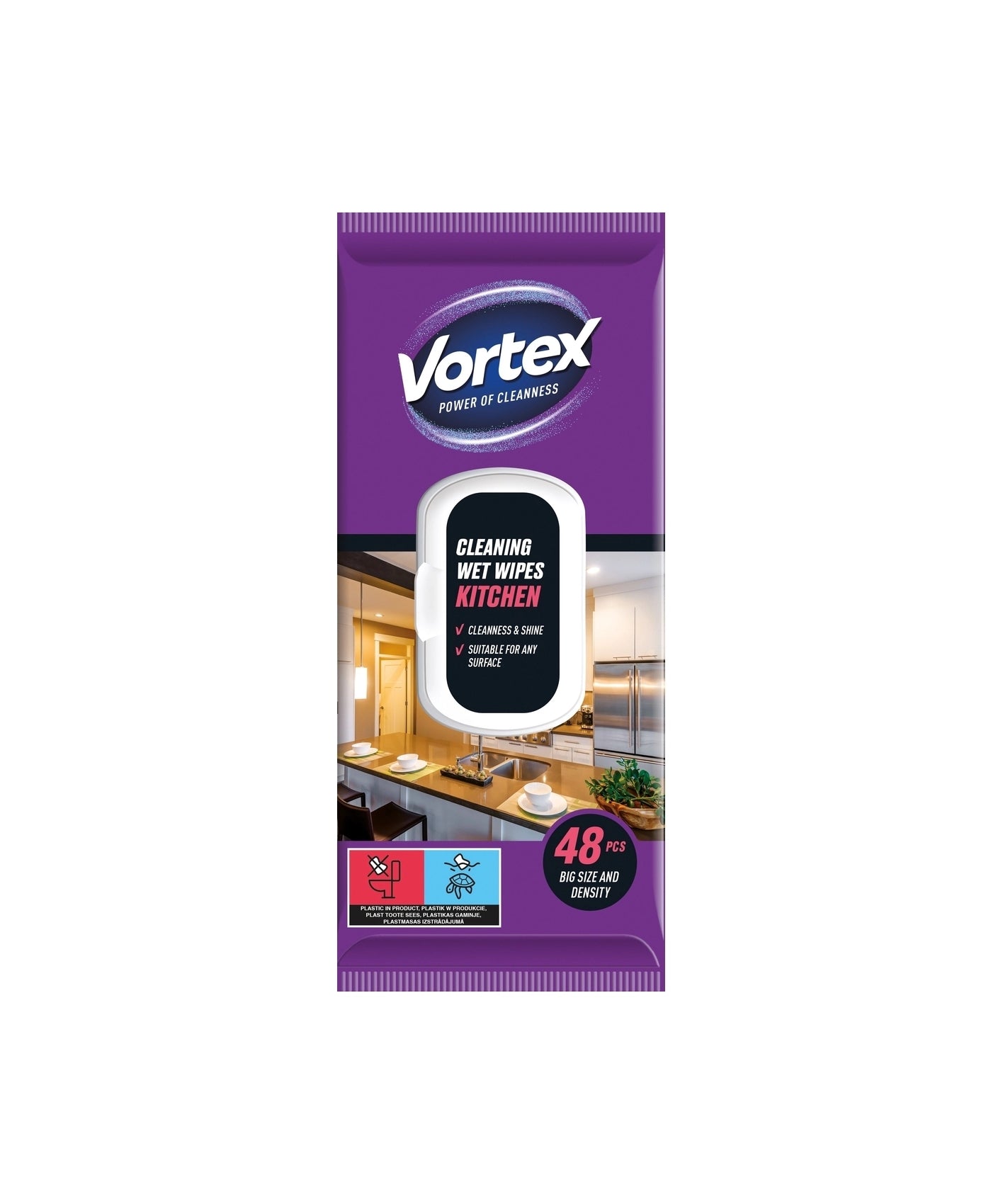 Vortex Vlažni robčki za kuhinje 48/1