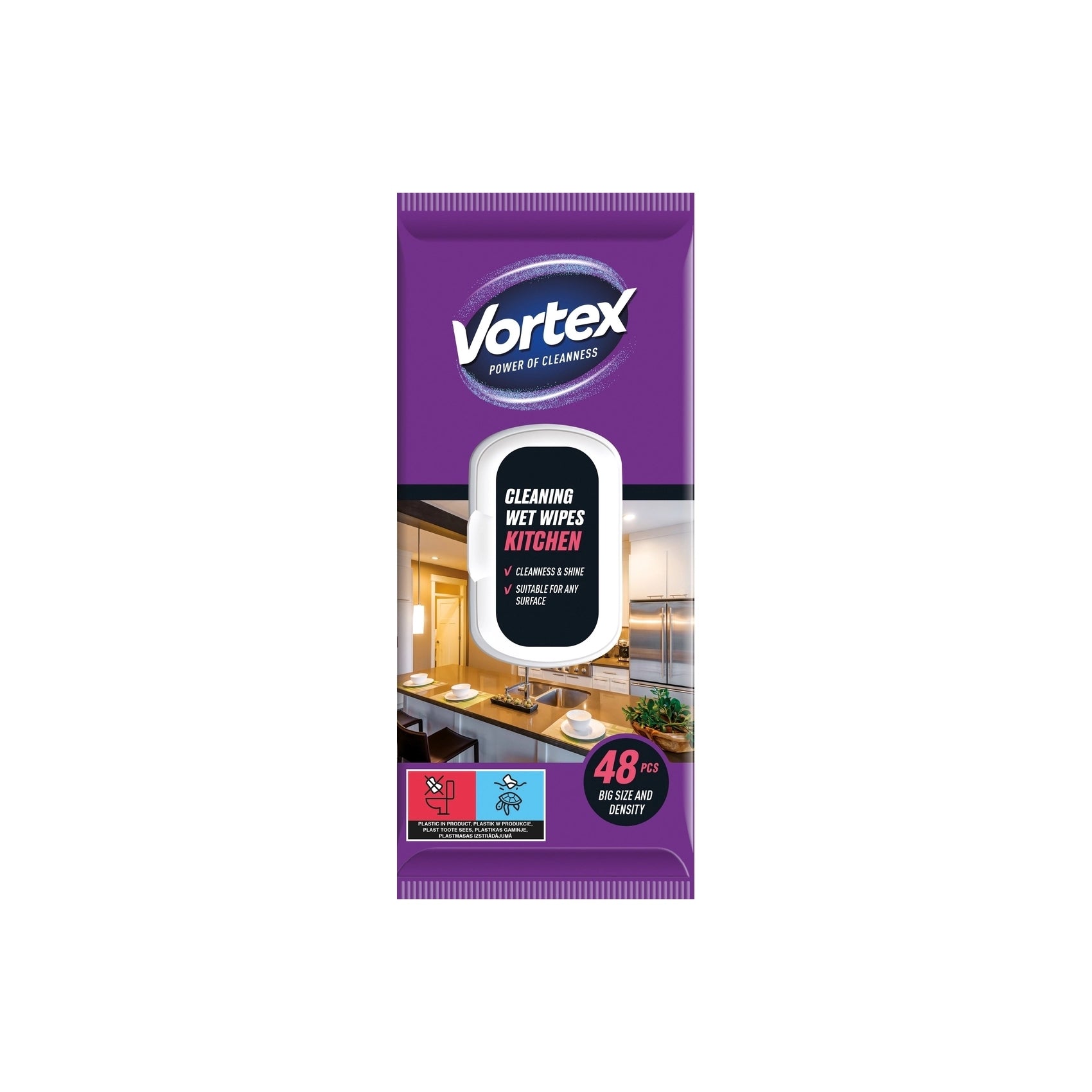 Vortex Vlažni robčki za kuhinje 48/1